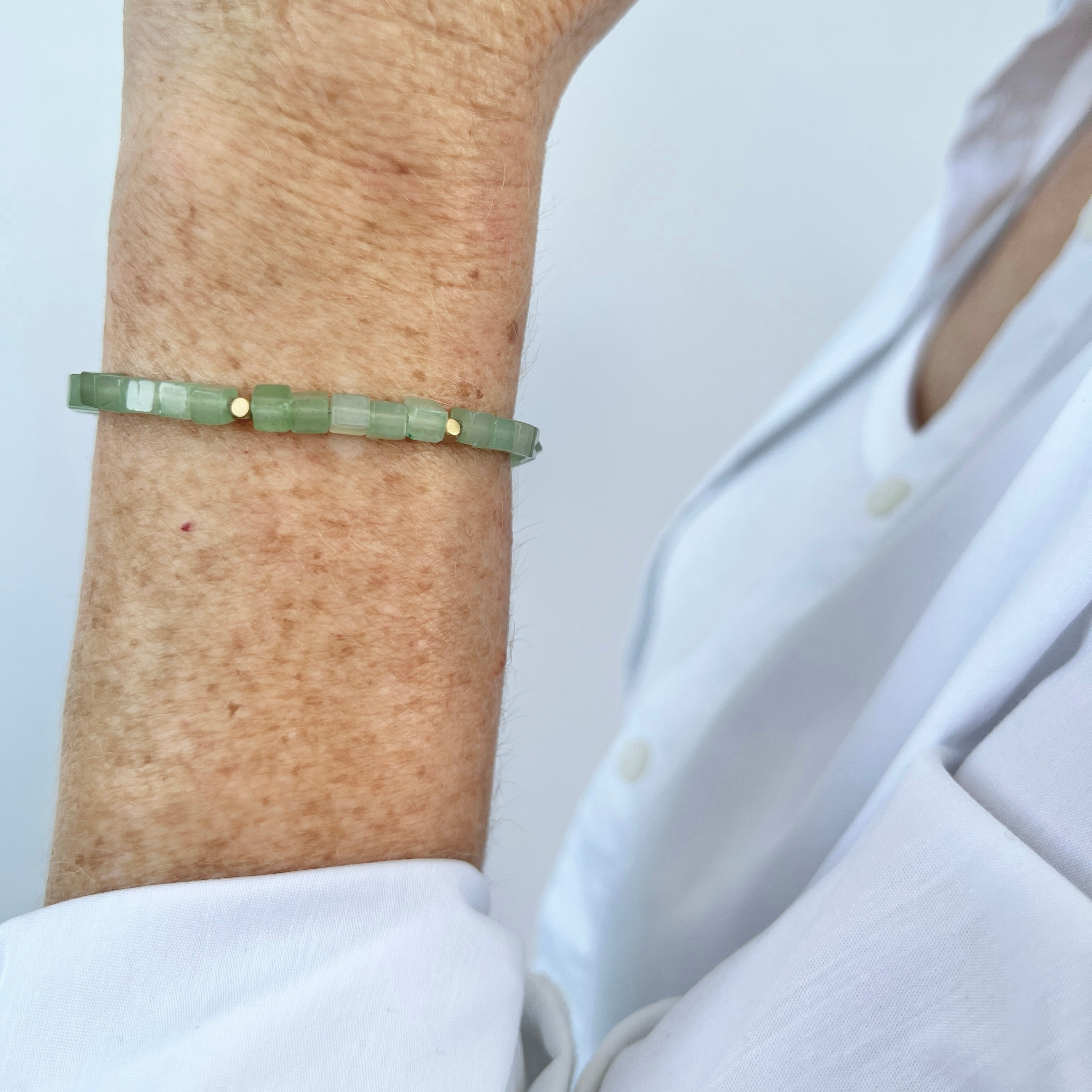 Aventurin Würfel Armband