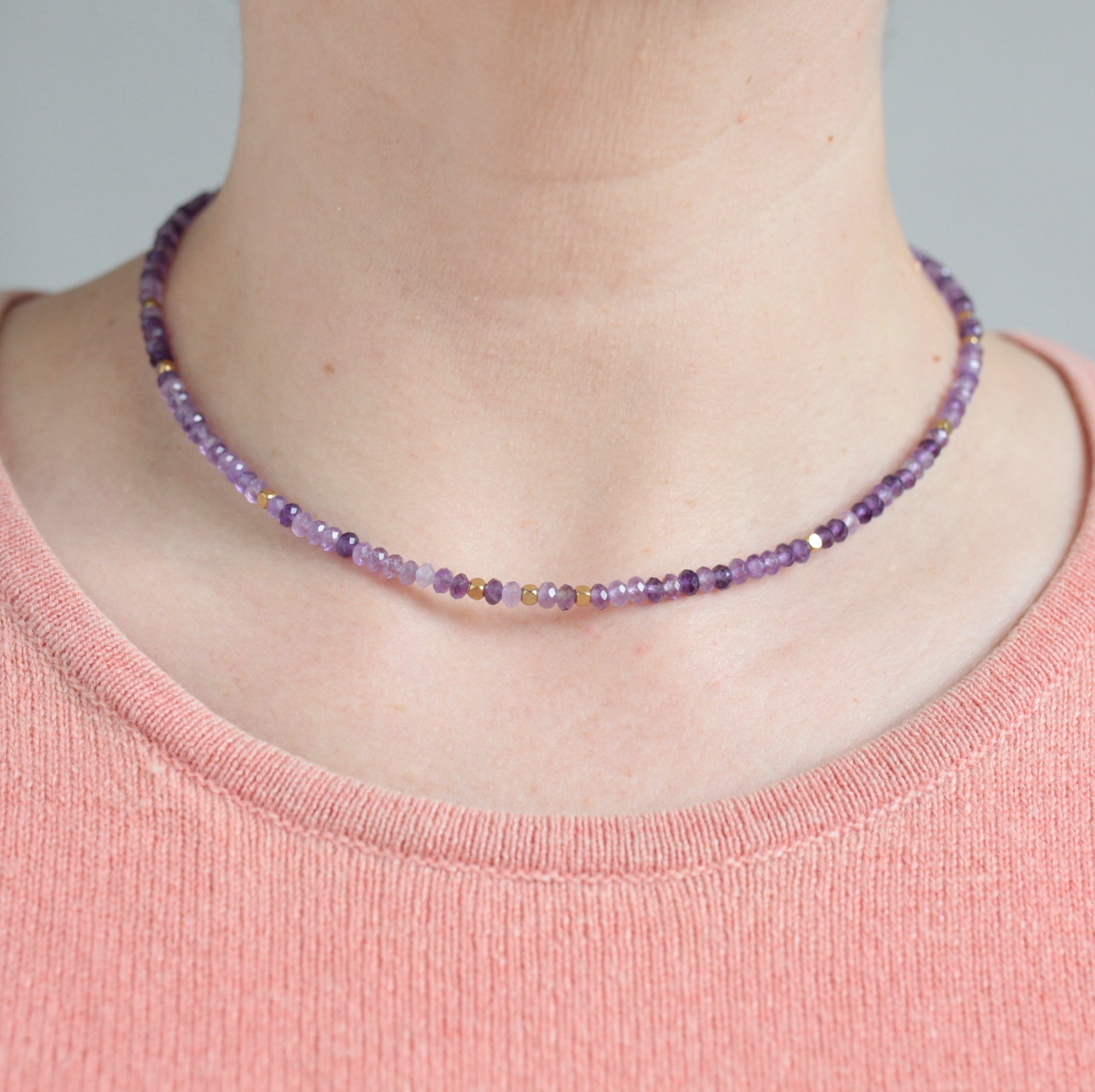 Amethyst Halskette