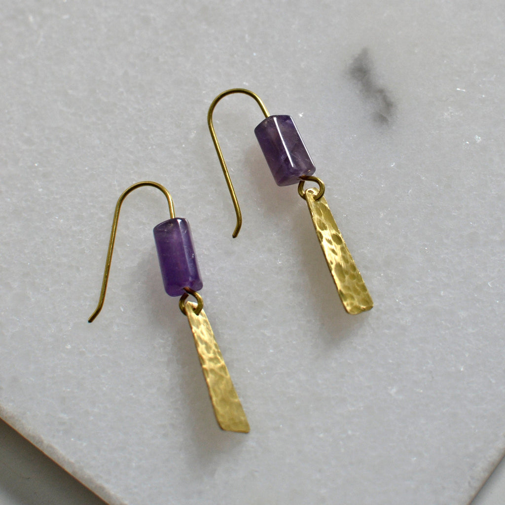 Amethyst Ohrhänger - Ohrring - Gudbling
