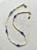 Amethyst und Jade Schmuckstein Kette - Halskette - Gudbling