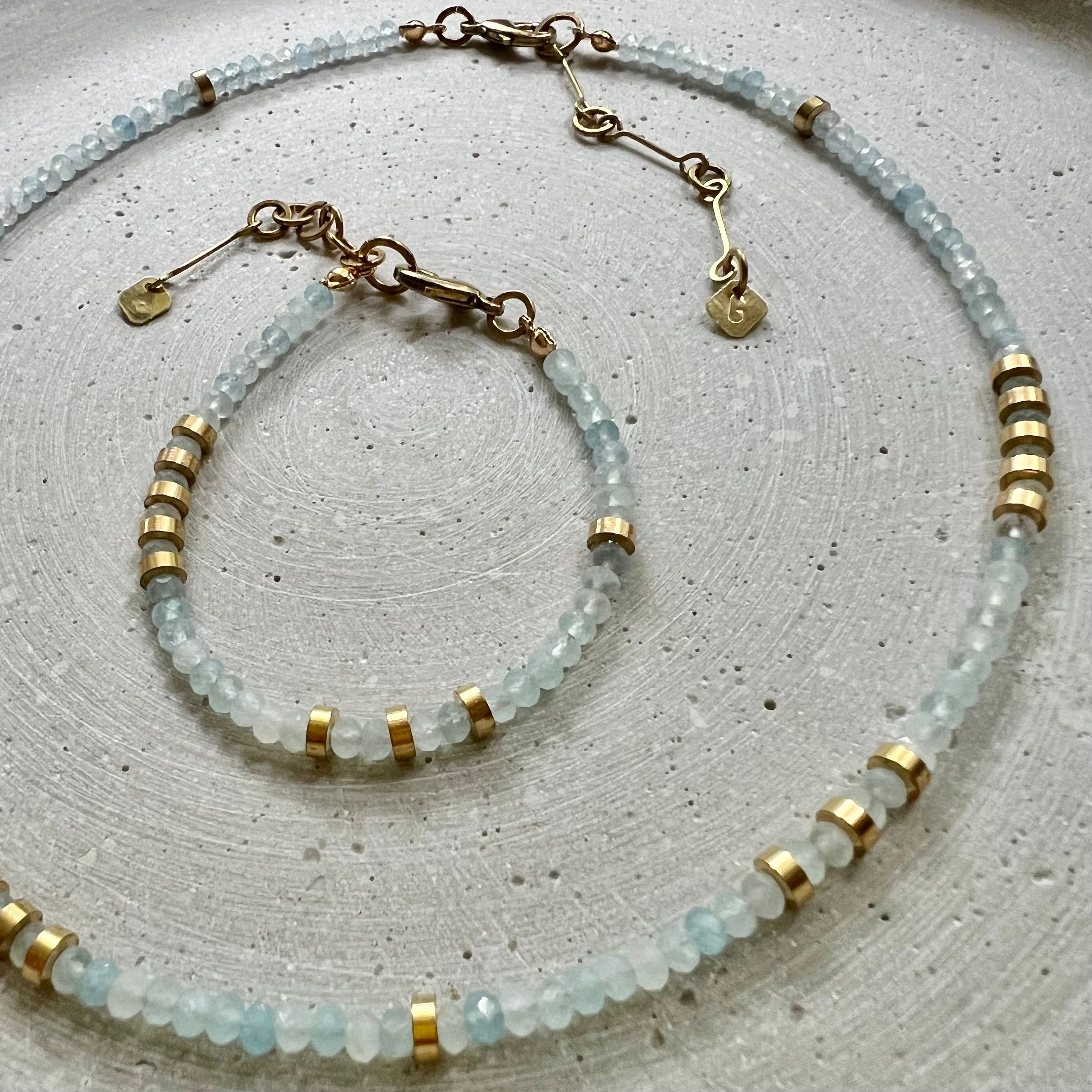 Aquamarin Armband - Schmuck - Gudbling