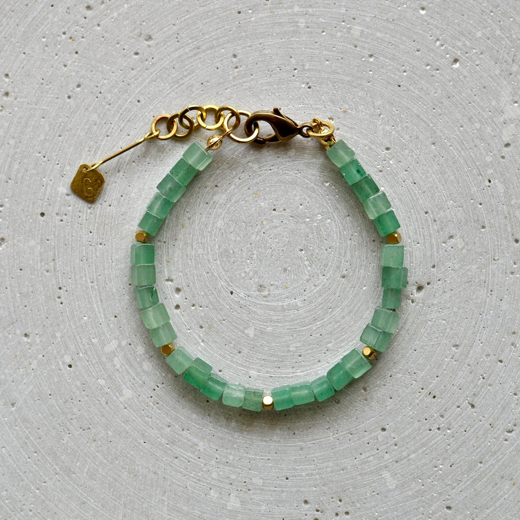 Aventurin Würfel Armband - Schmuck - Gudbling