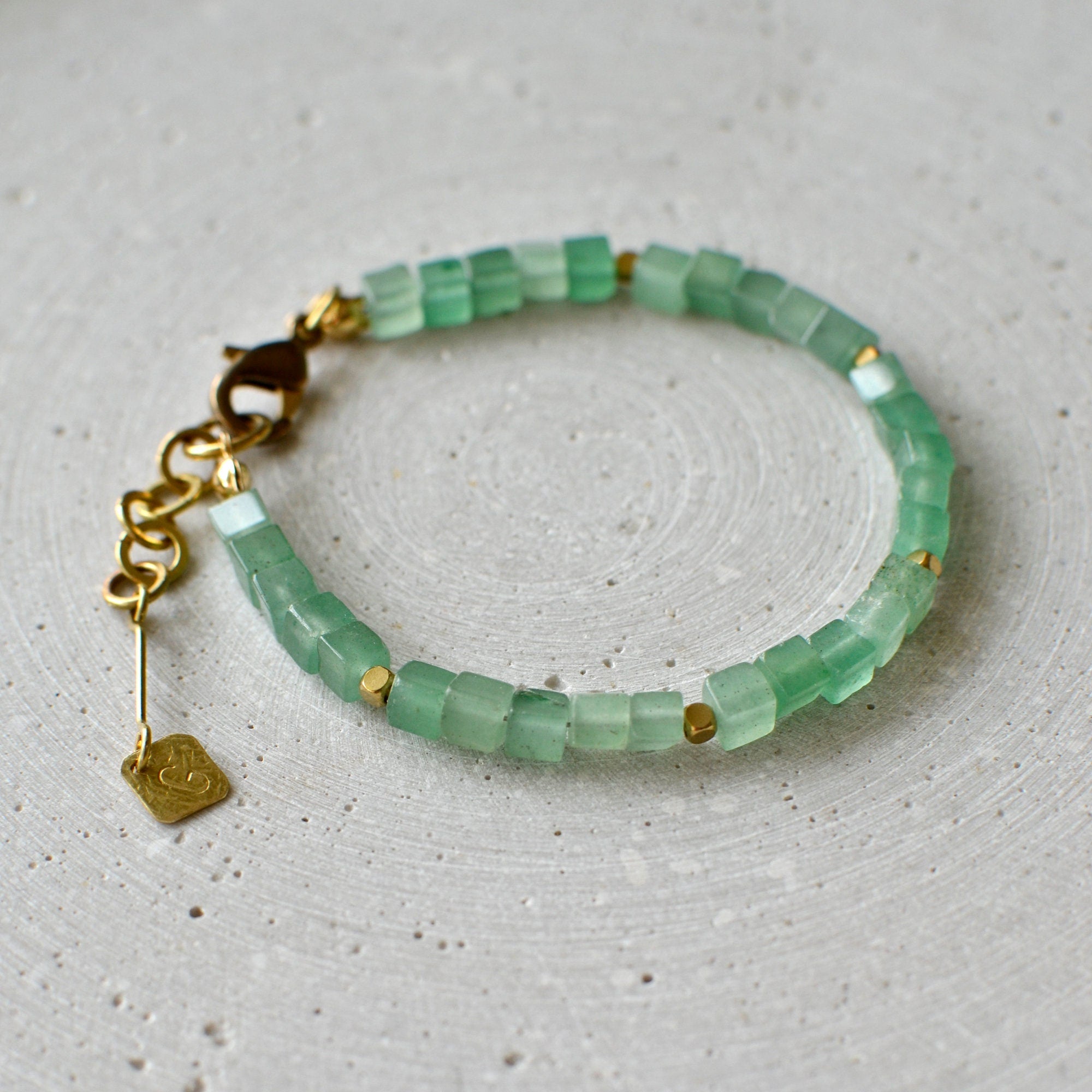 Aventurin Würfel Armband - Schmuck - Gudbling