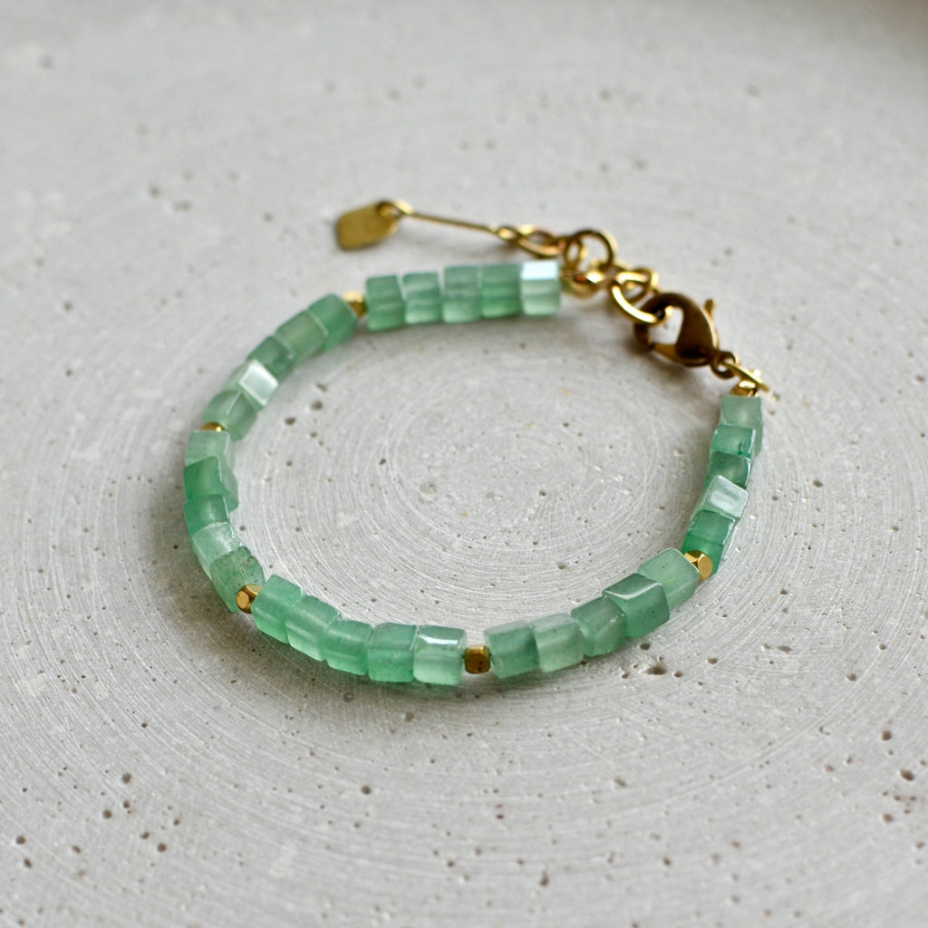 Aventurin Würfel Armband - Schmuck - Gudbling