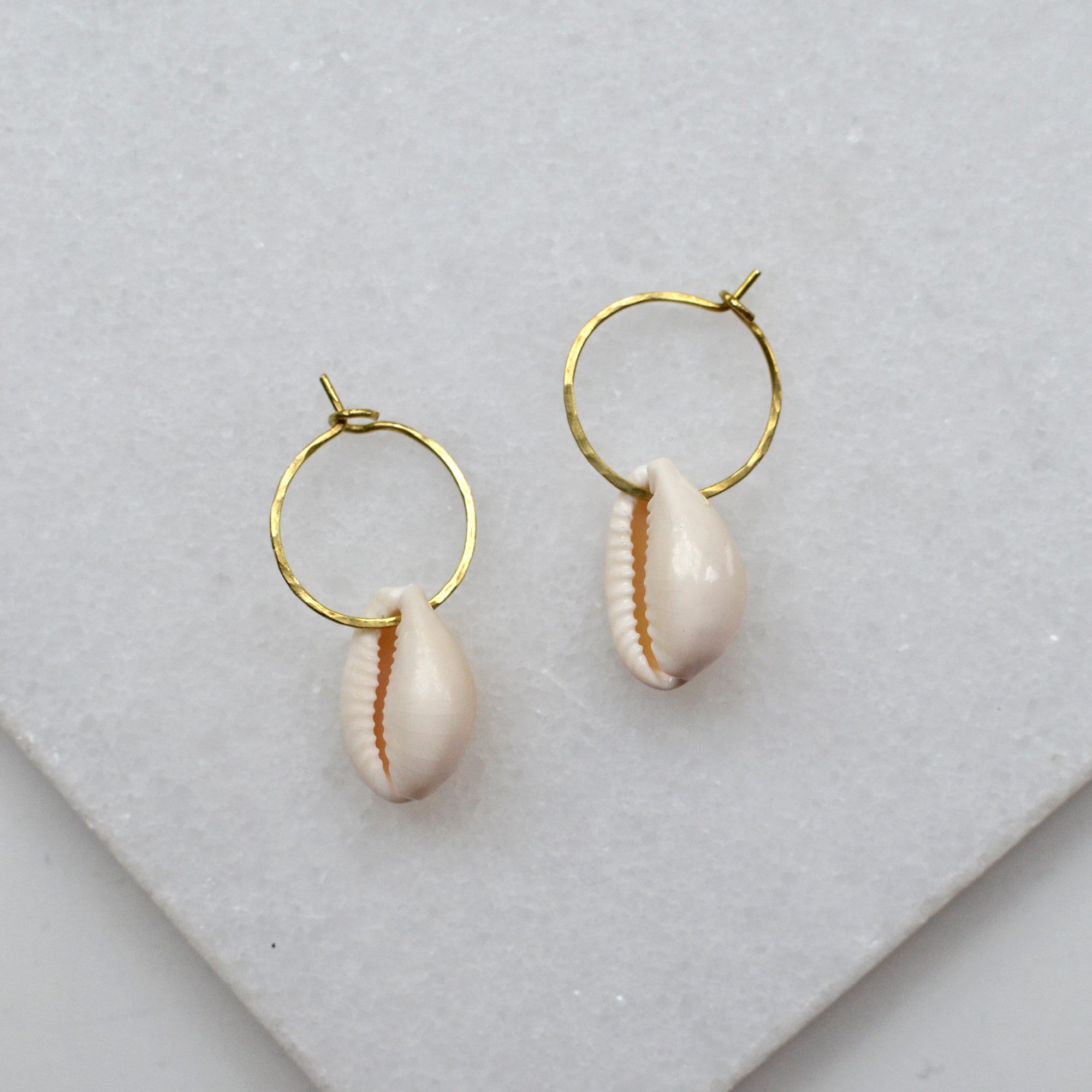 Cowrie Muschel Creole - Ohrring - Gudbling