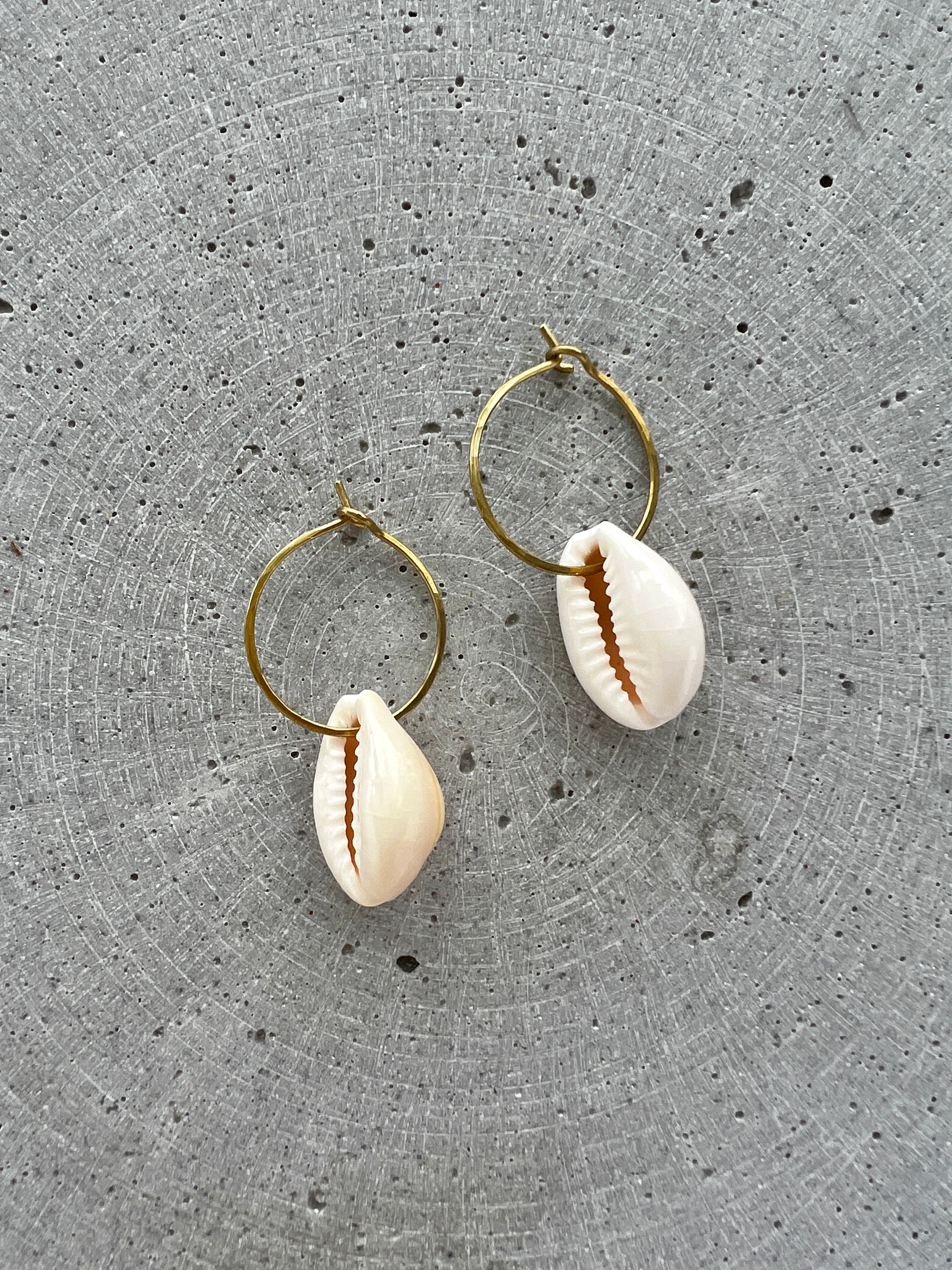 Cowrie Muschel Creole - Ohrring - Gudbling