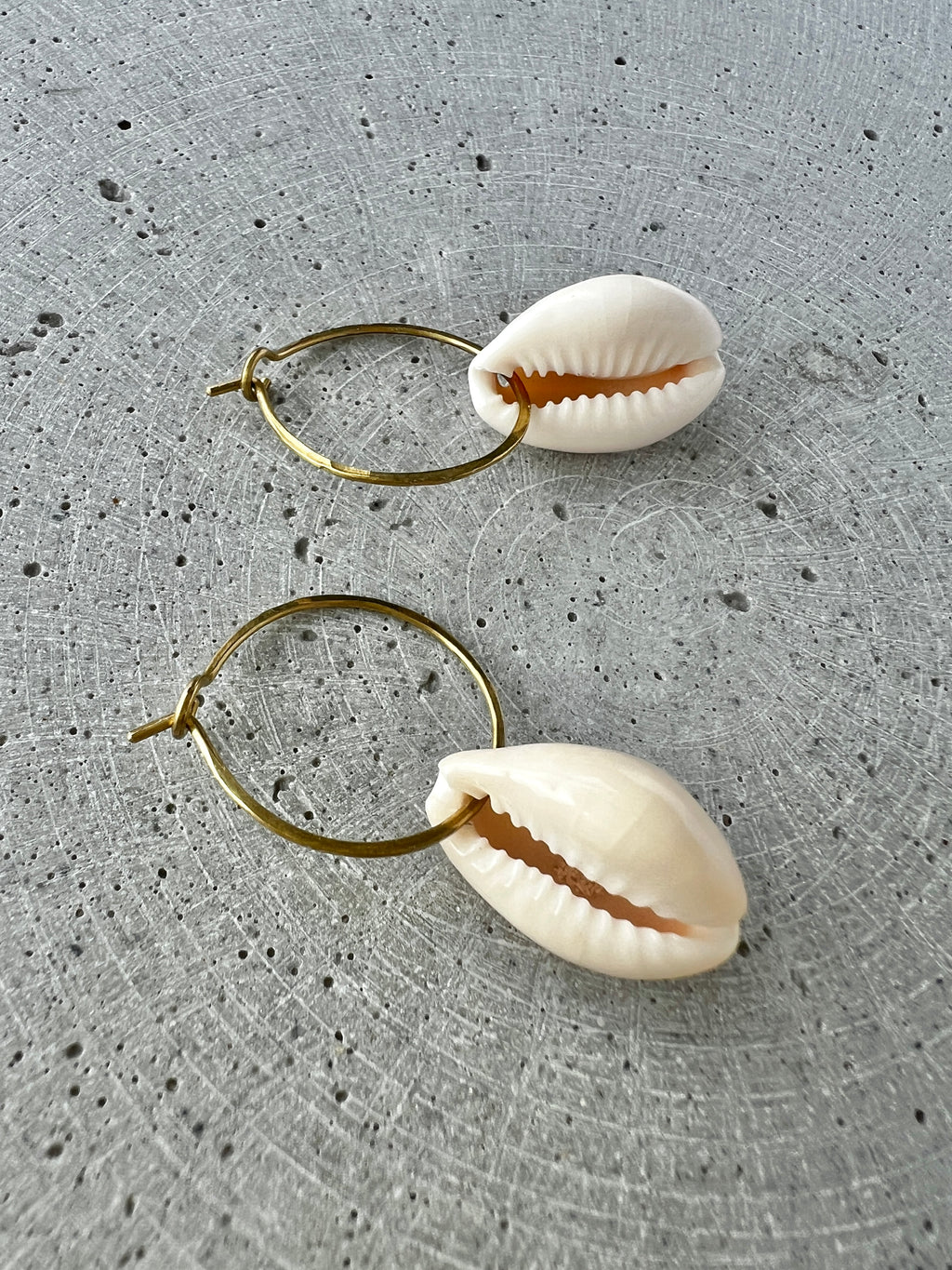Cowrie Muschel Creole - Ohrring - Gudbling