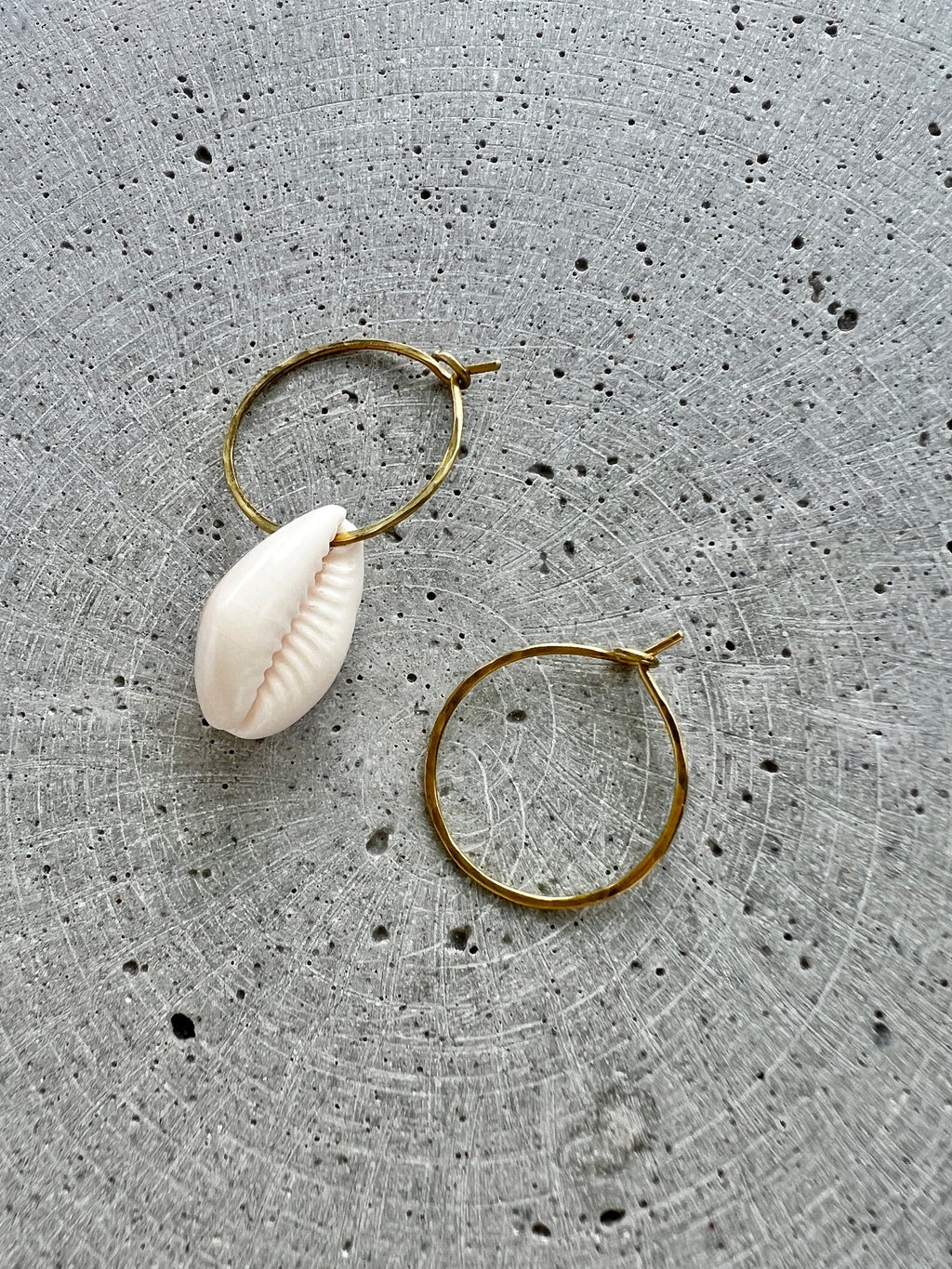 Cowrie Muschel Creole - Ohrring - Gudbling