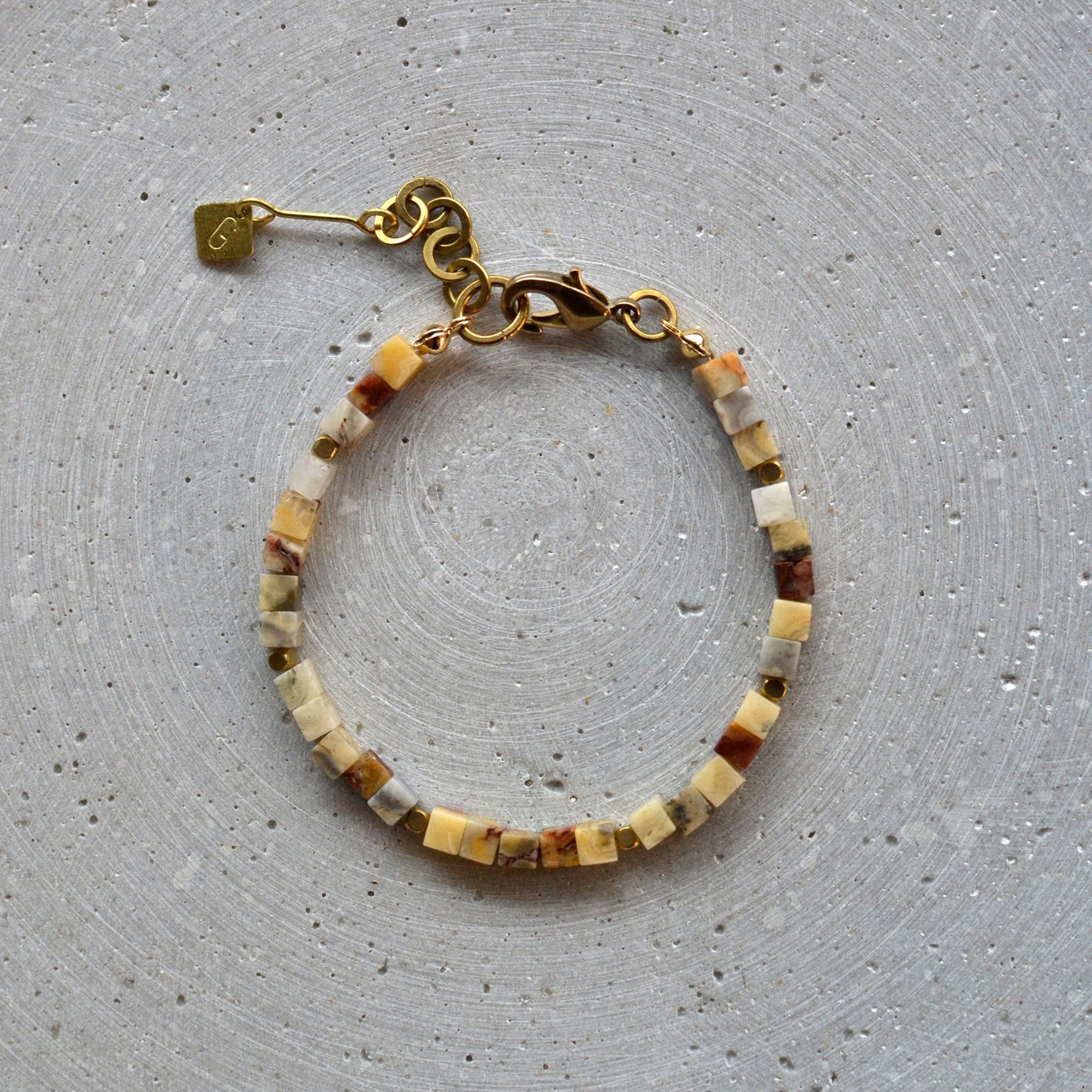 Crazy Achat Würfel Armband - Schmuck - Gudbling