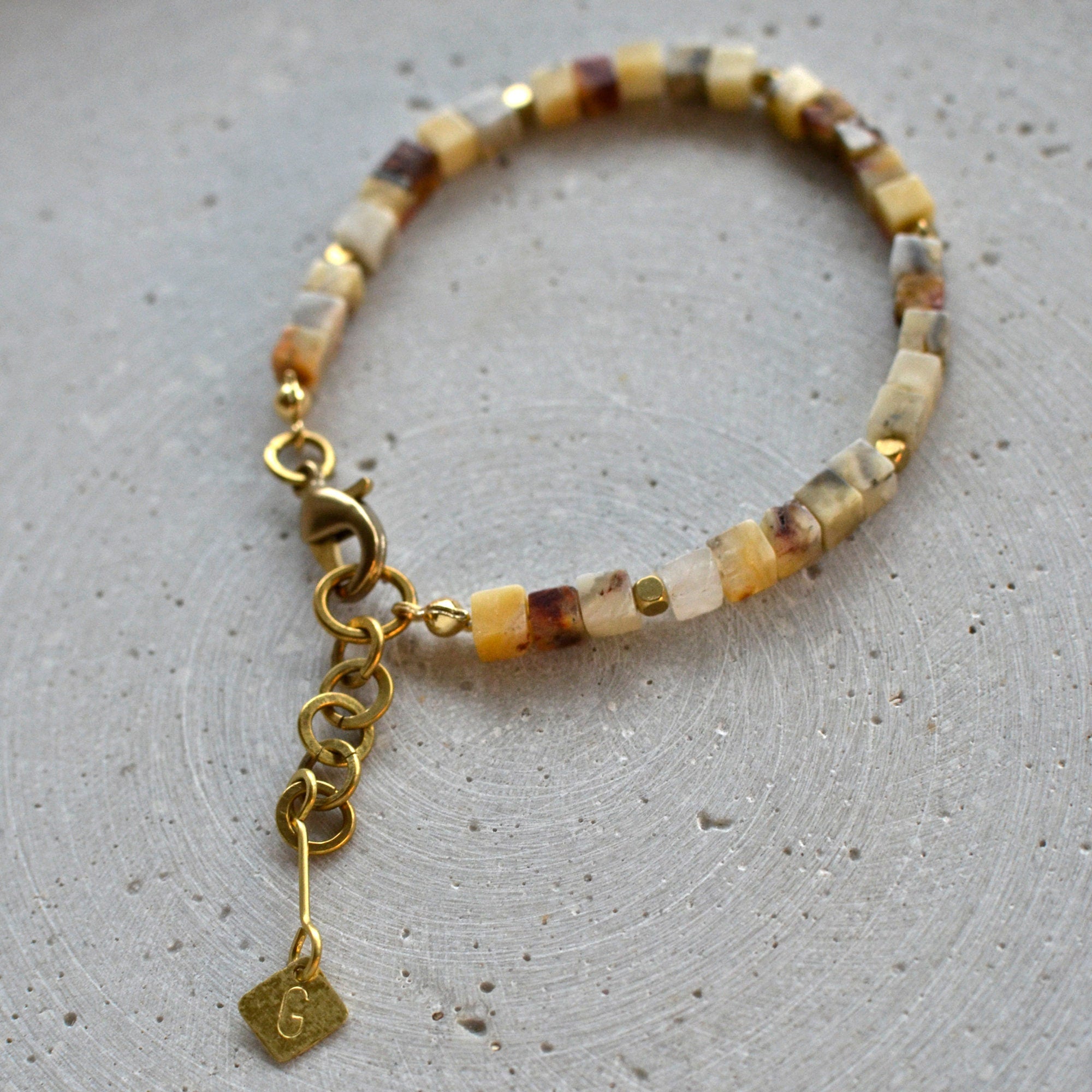 Crazy Achat Würfel Armband - Schmuck - Gudbling