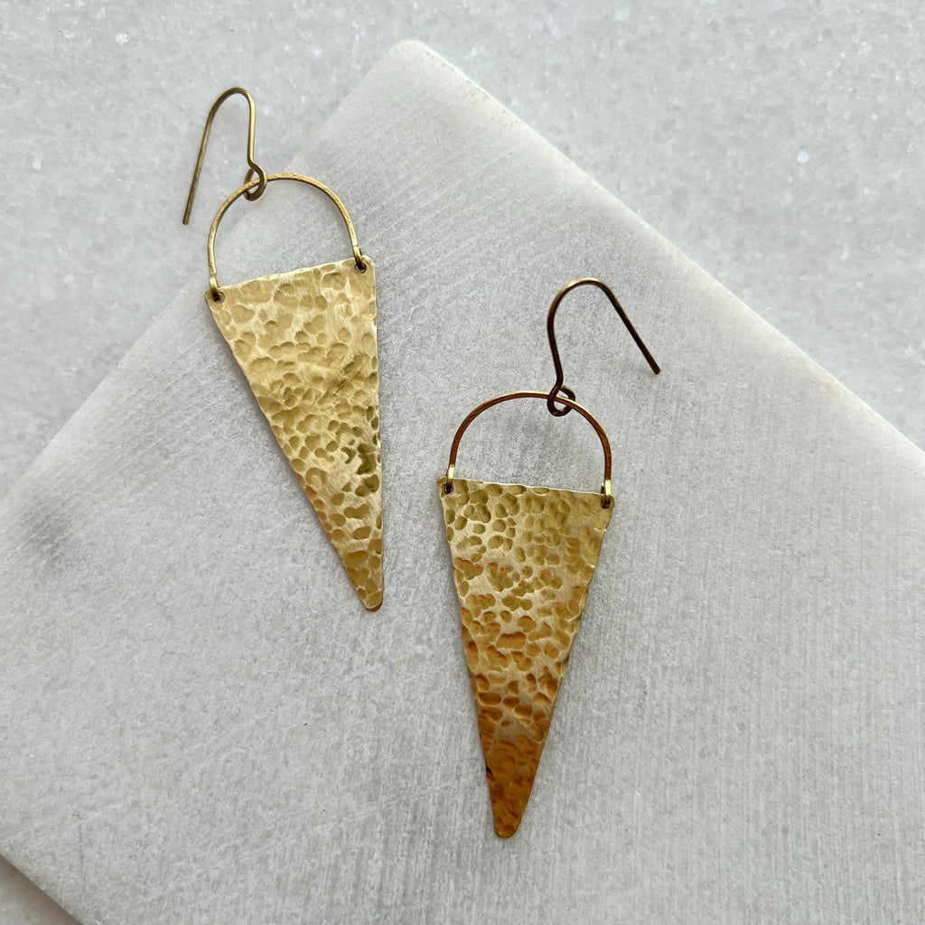 Dreieckige Statement Ohrringe - Schmuck - Gudbling