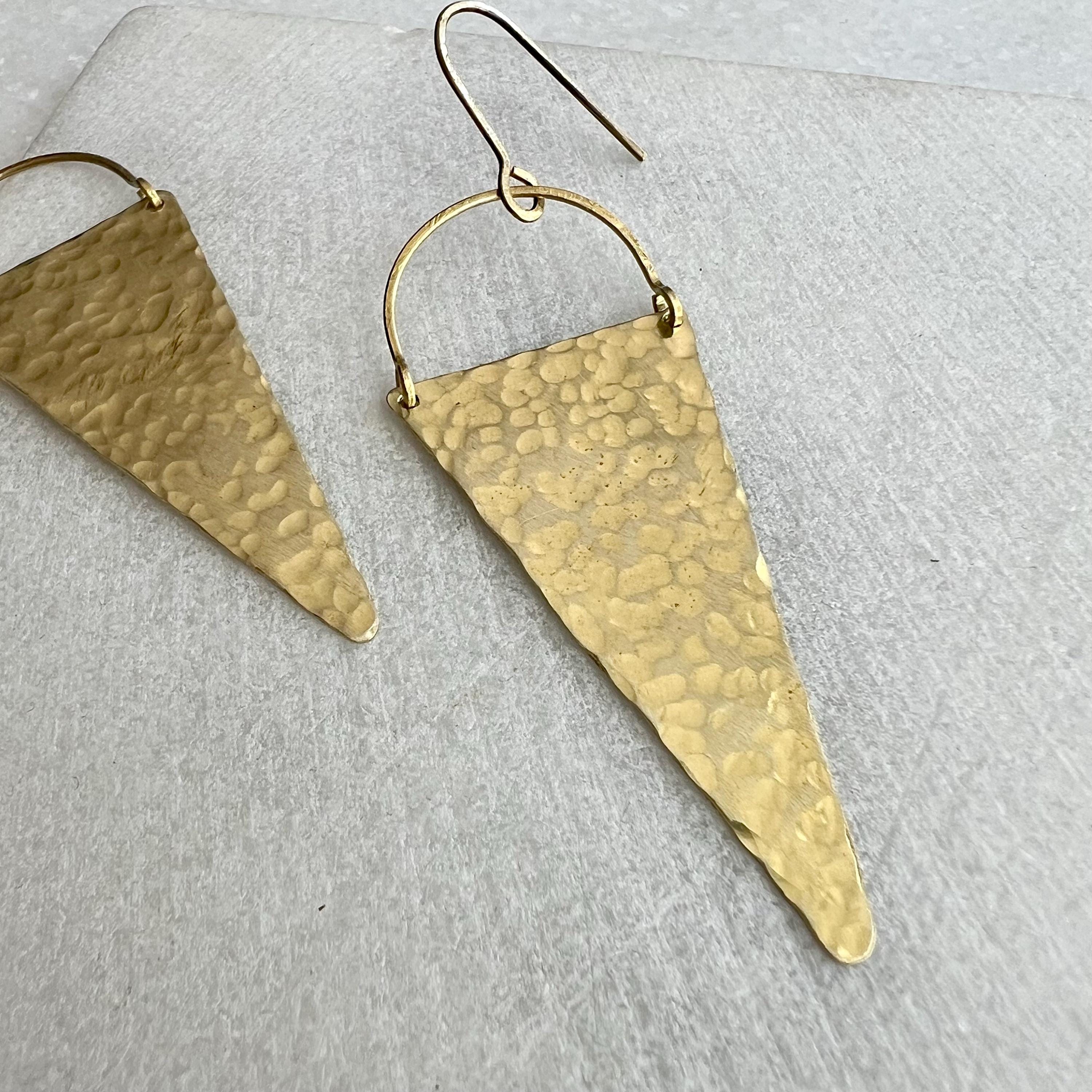 Dreieckige Statement Ohrringe - Schmuck - Gudbling