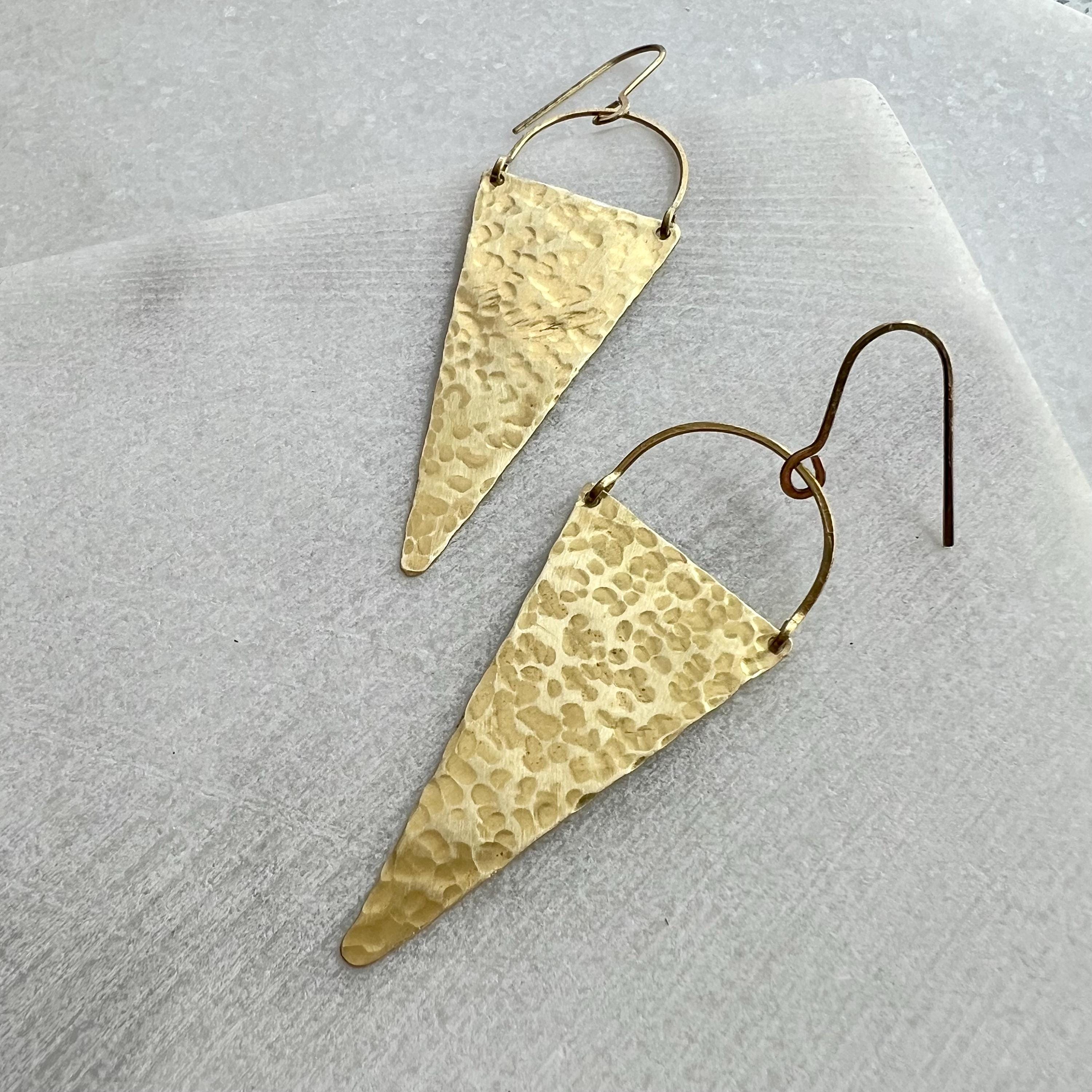 Dreieckige Statement Ohrringe - Schmuck - Gudbling