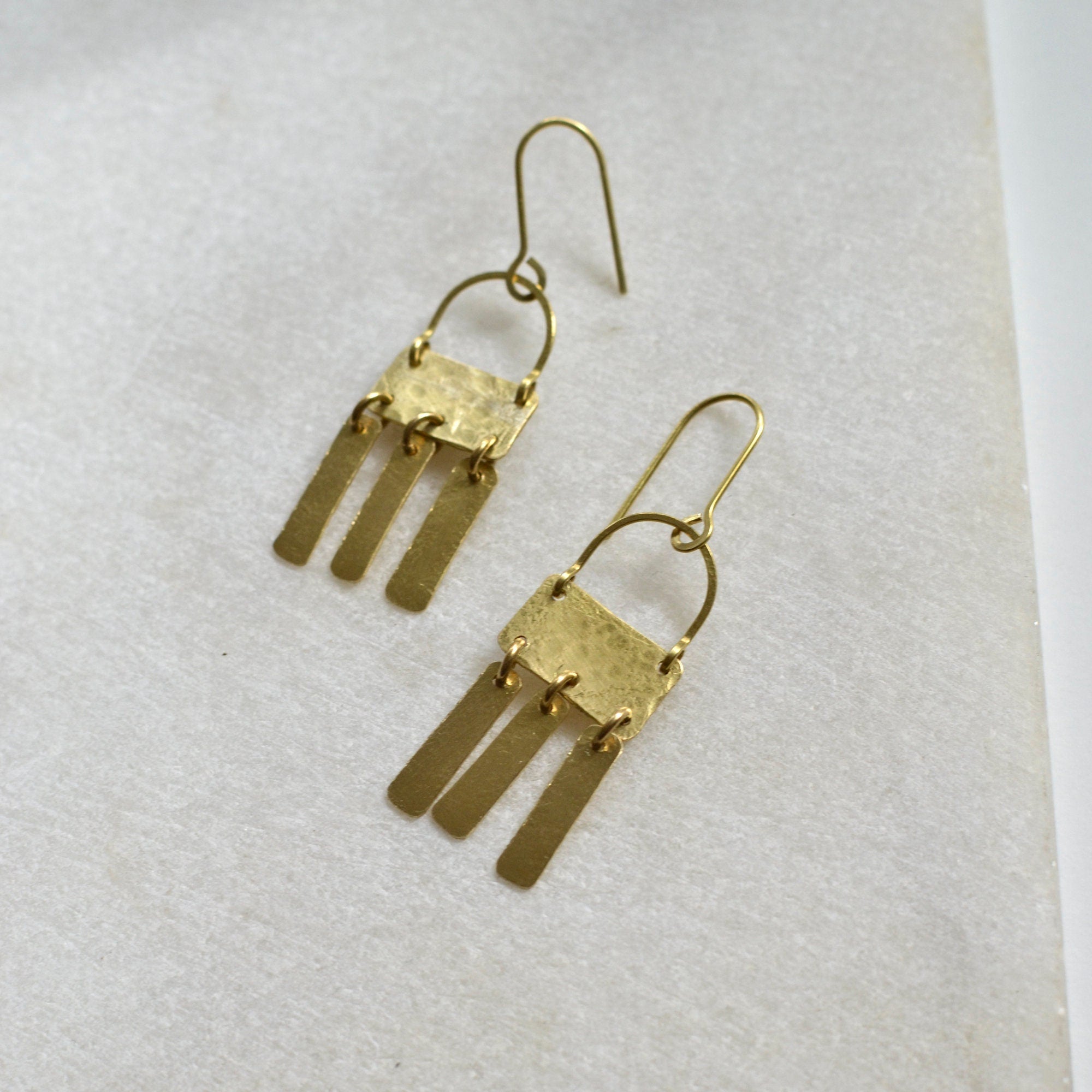 Geometrische Säulen Ohrringe - Ohrring - Gudbling