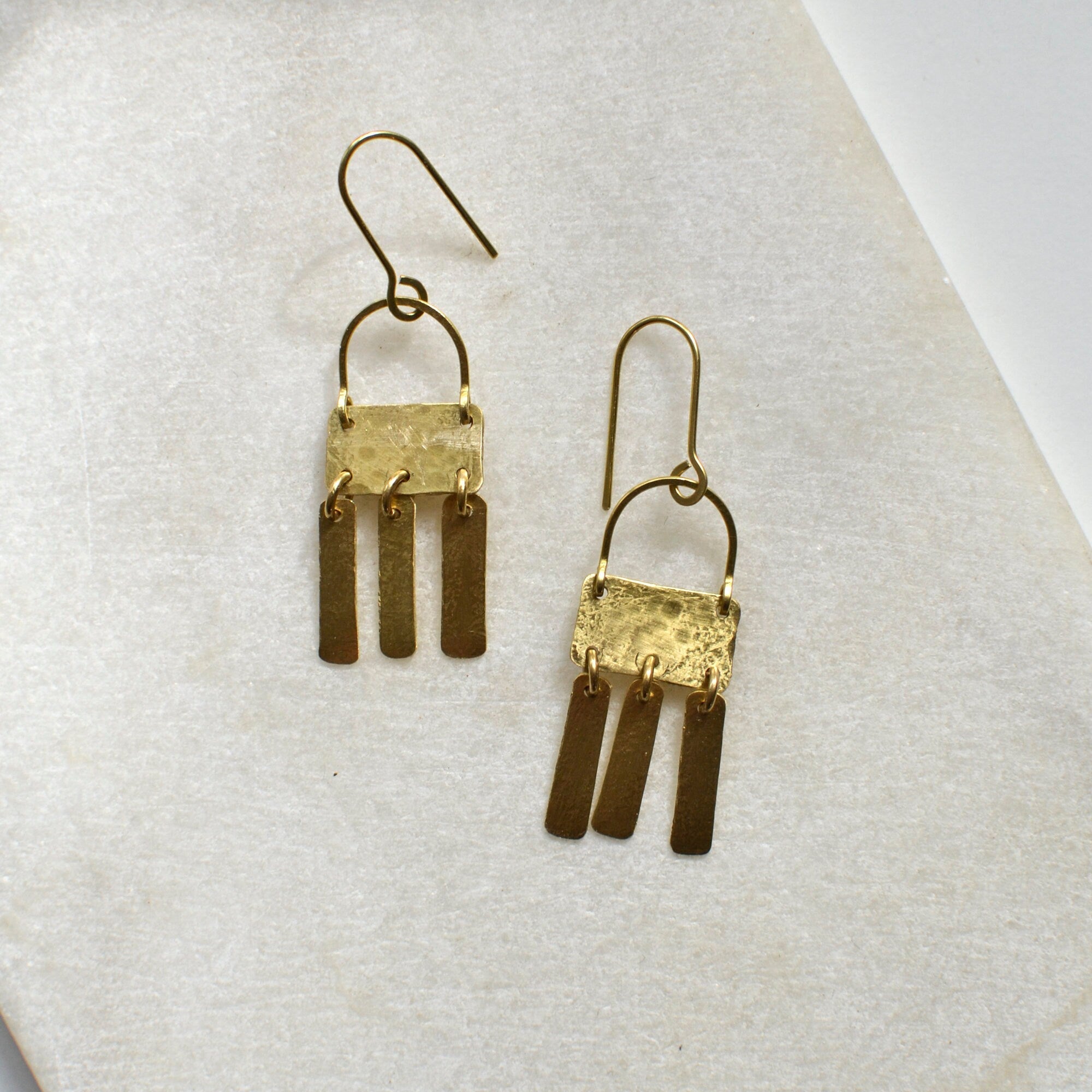 Geometrische Säulen Ohrringe - Ohrring - Gudbling