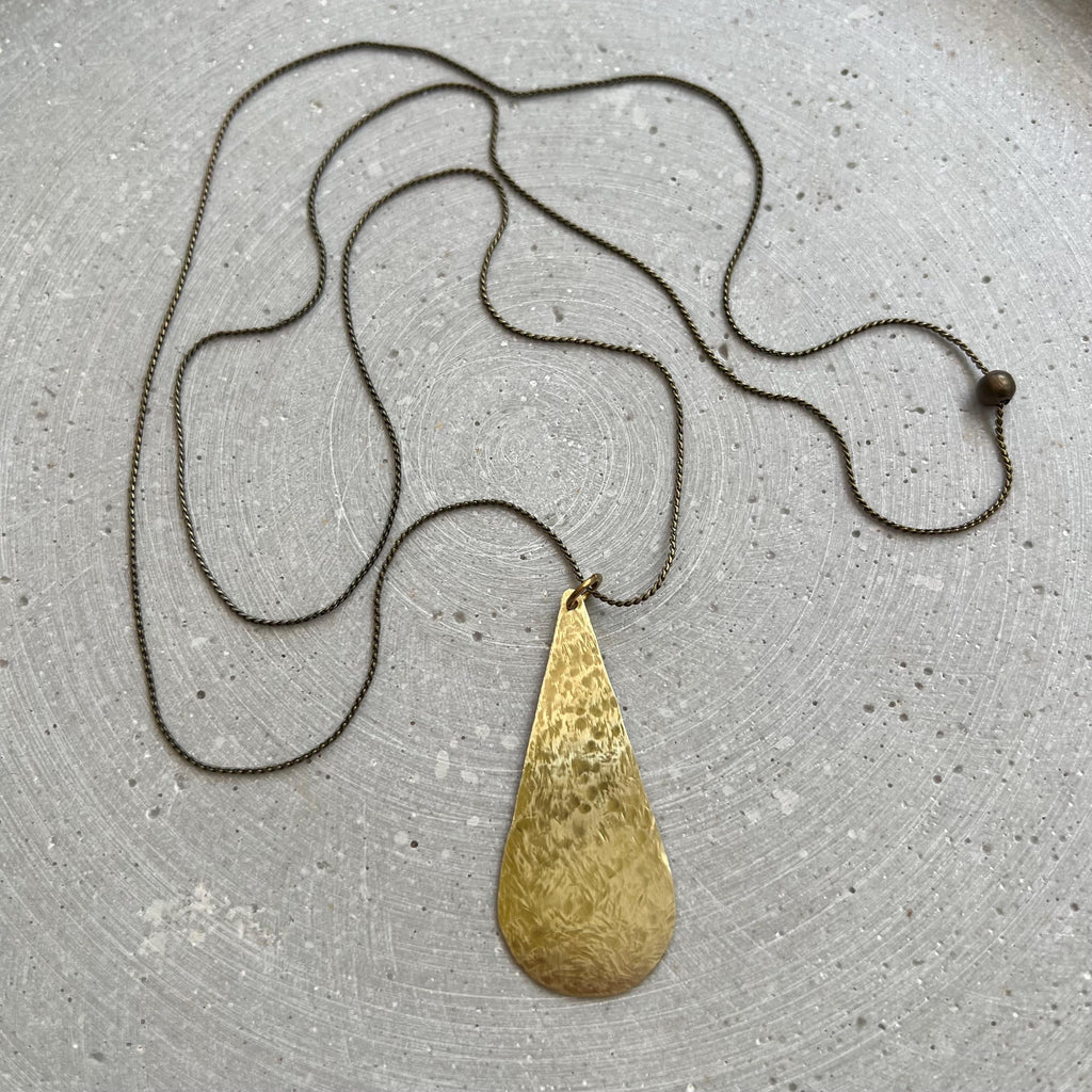 Goldene Träne Kette - Halskette - Gudbling
