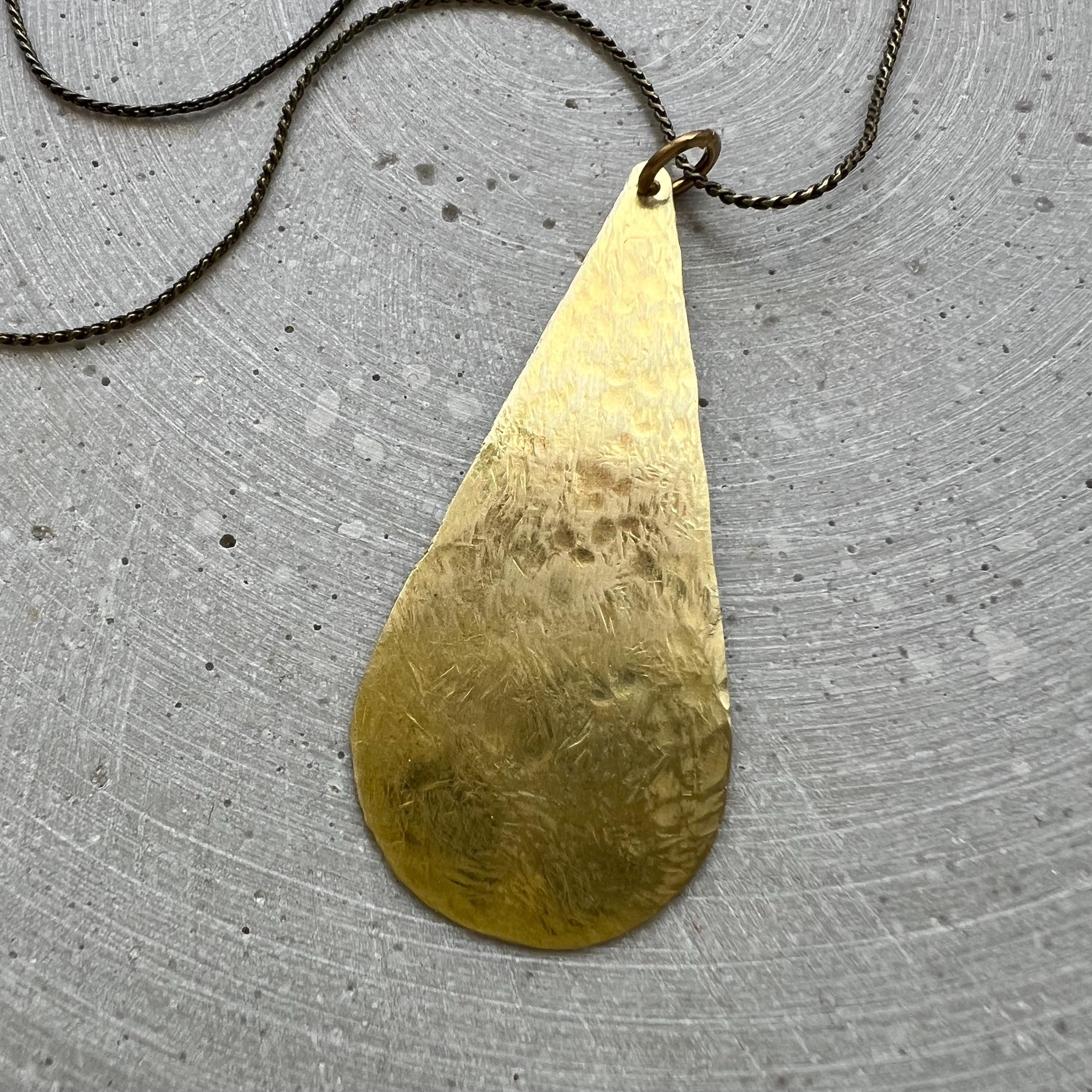 Goldene Träne Kette - Halskette - Gudbling