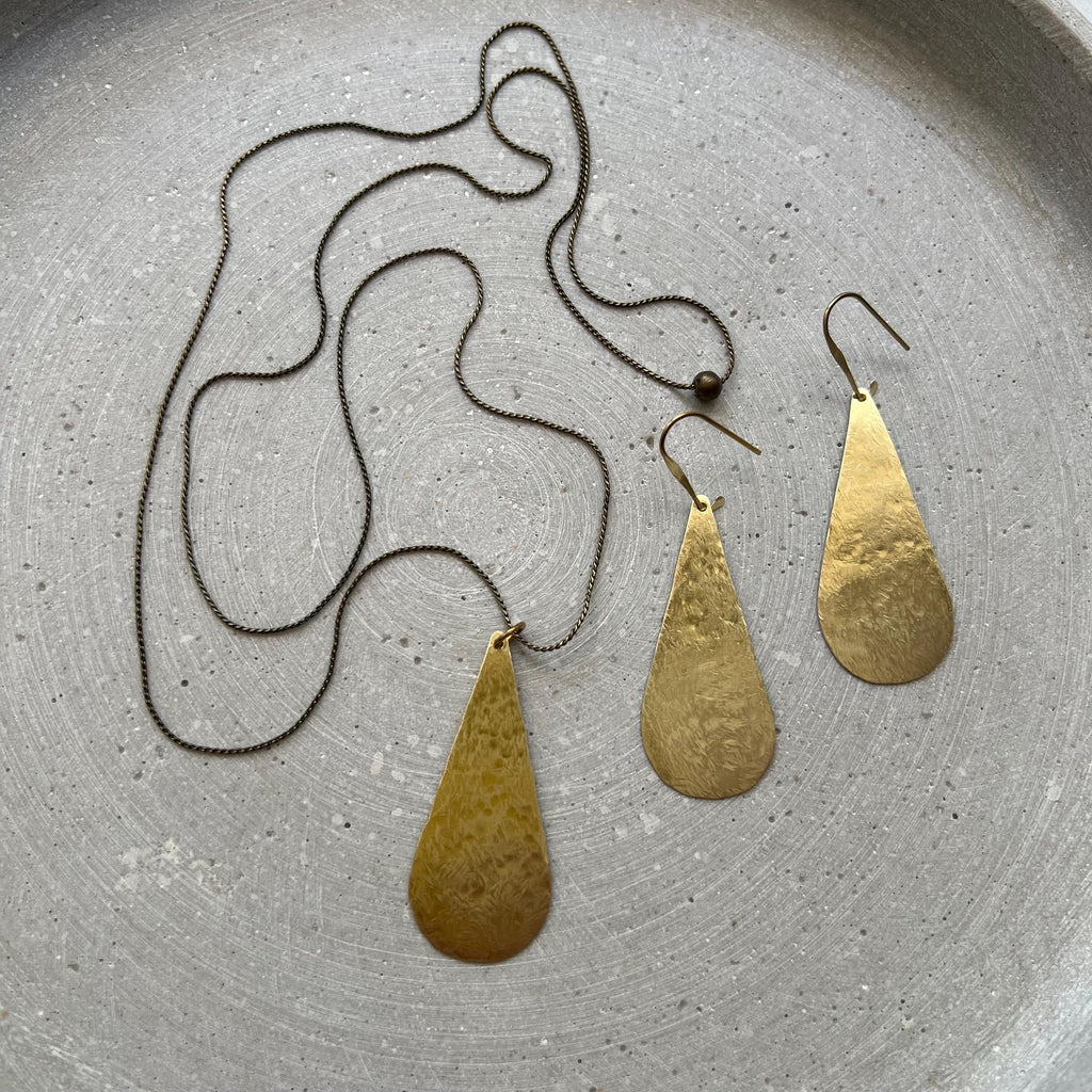 Goldene Träne Kette - Halskette - Gudbling