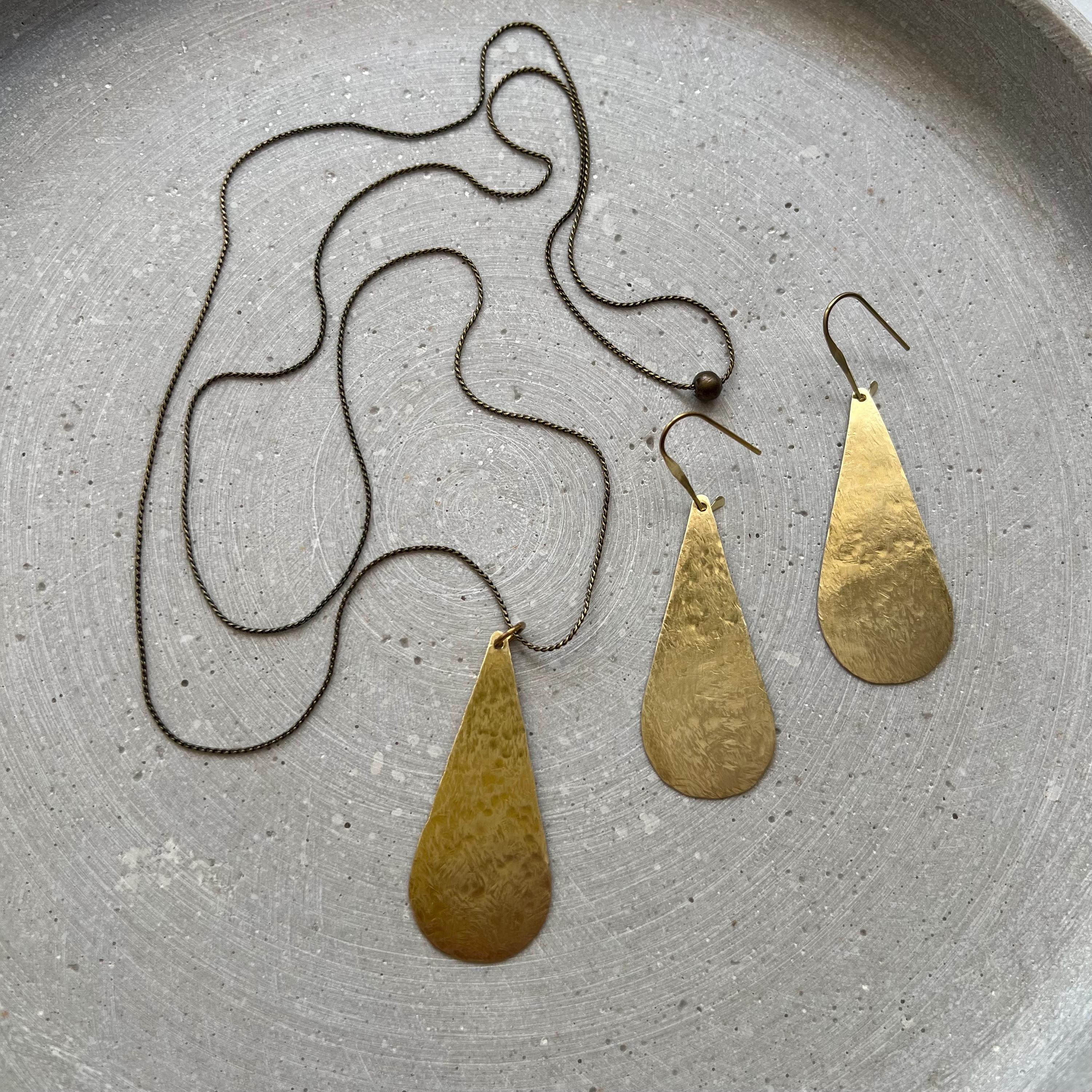 Goldene Träne Kette - Halskette - Gudbling