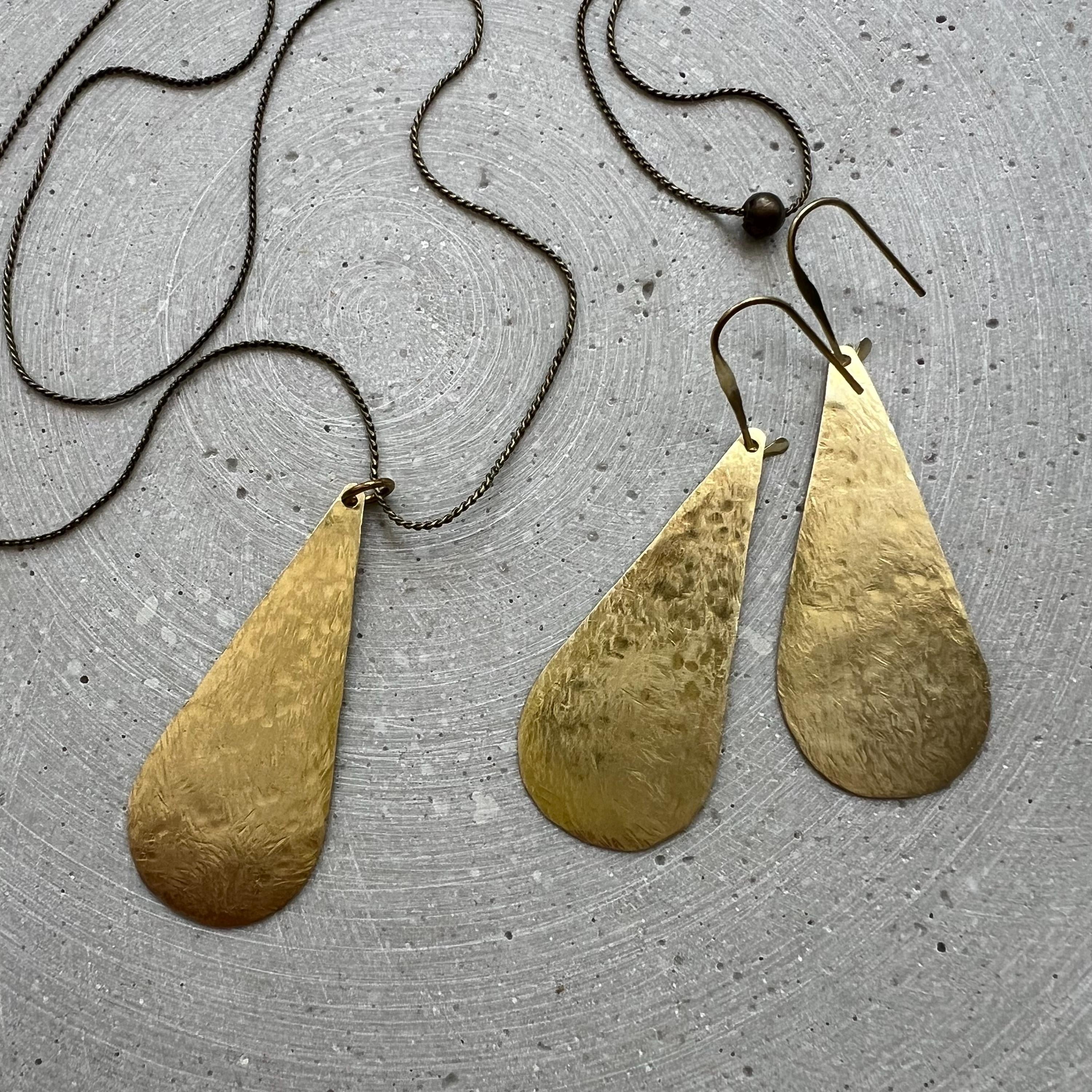 Goldene Träne Kette - Halskette - Gudbling