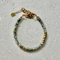 Green Spotted Jasper Bracelet