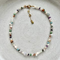 Halbedelstein Mix Halskette - Schmuck - Gudbling