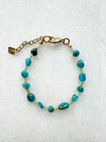 Unakite and Amazonite bracelet