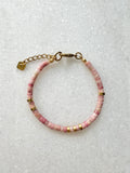 Rhodochrosit Heishi Armband