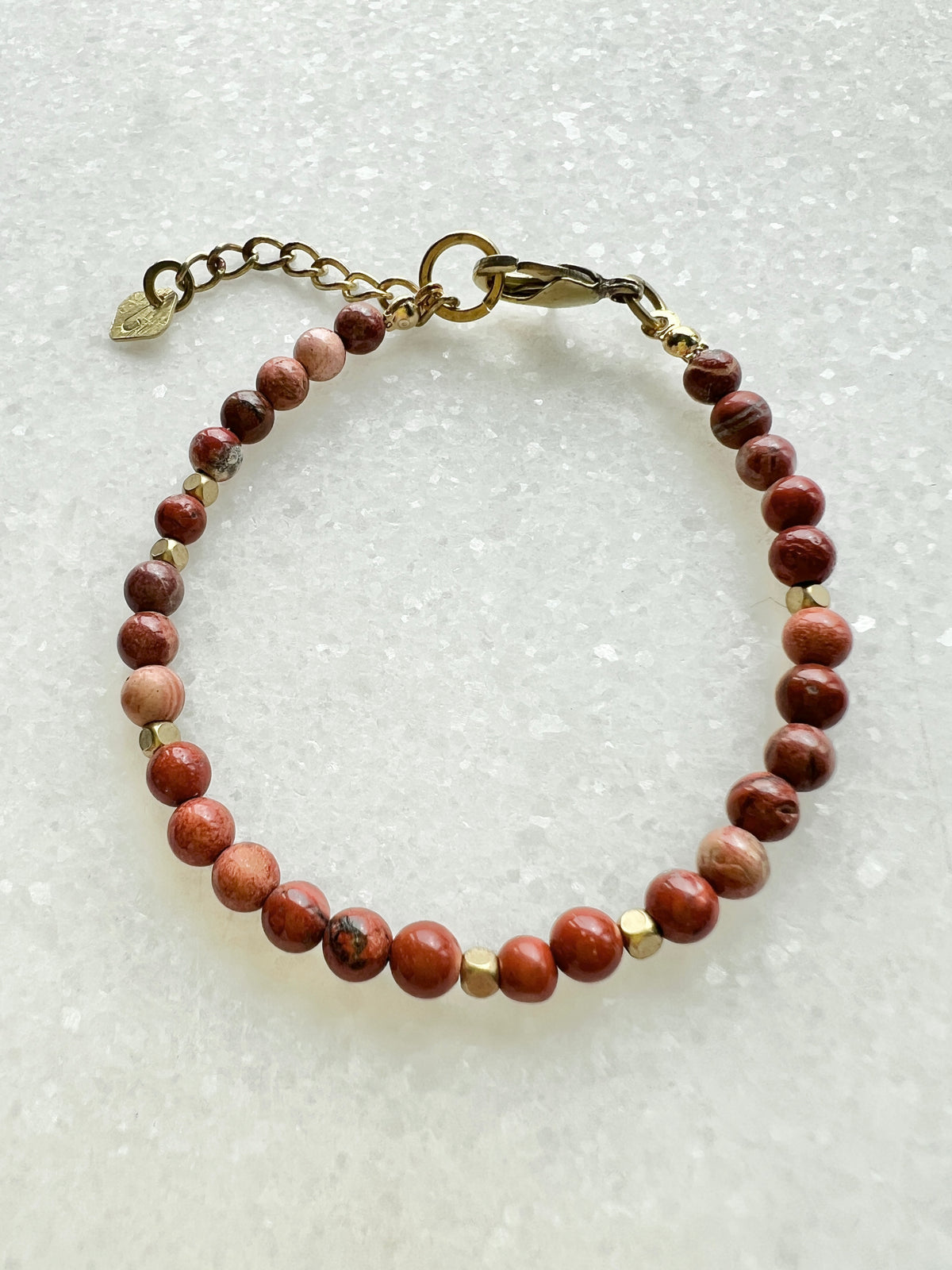 Roter Jaspis Armband