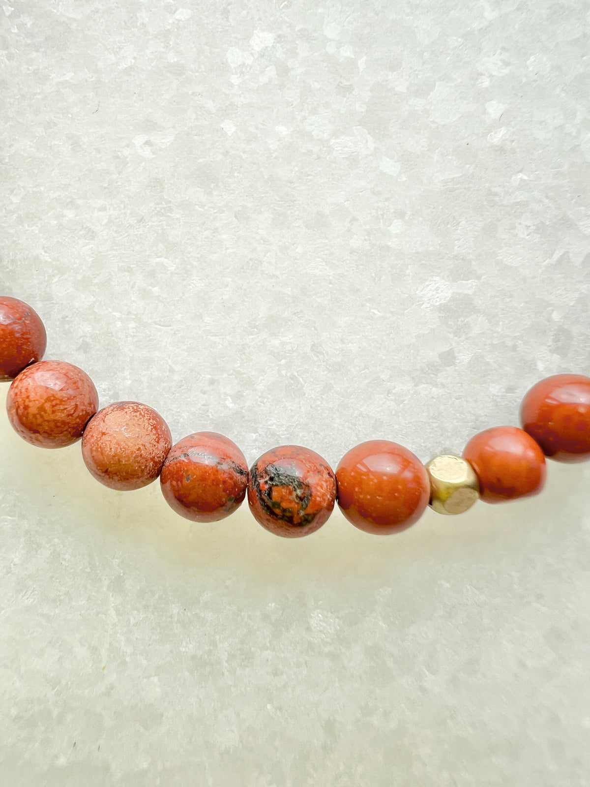 Roter Jaspis Armband