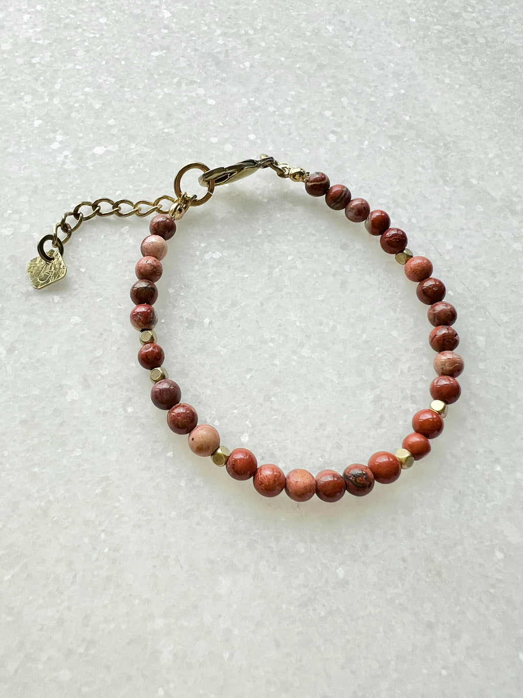 Roter Jaspis Armband