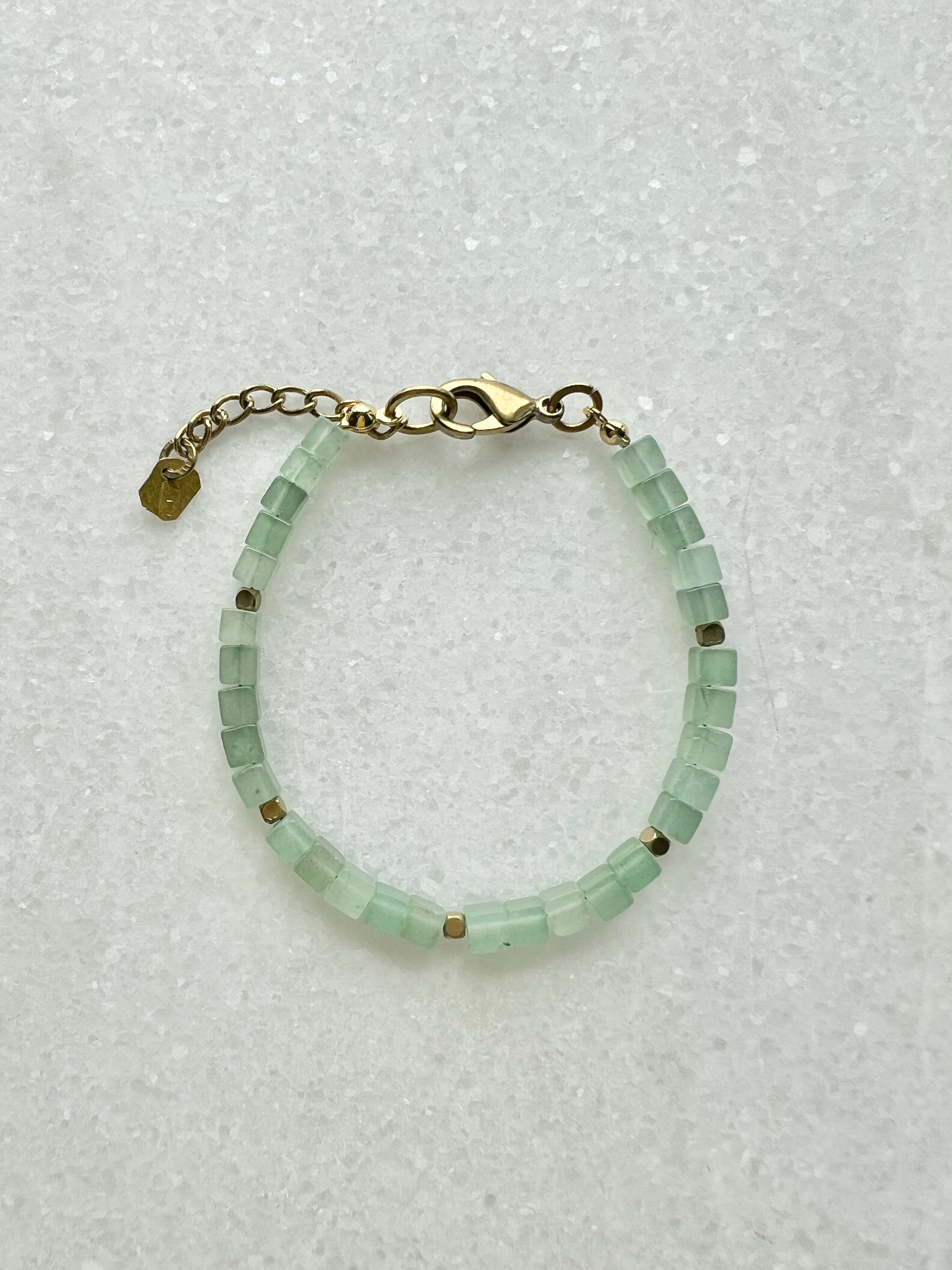 Aventurin Würfel Armband