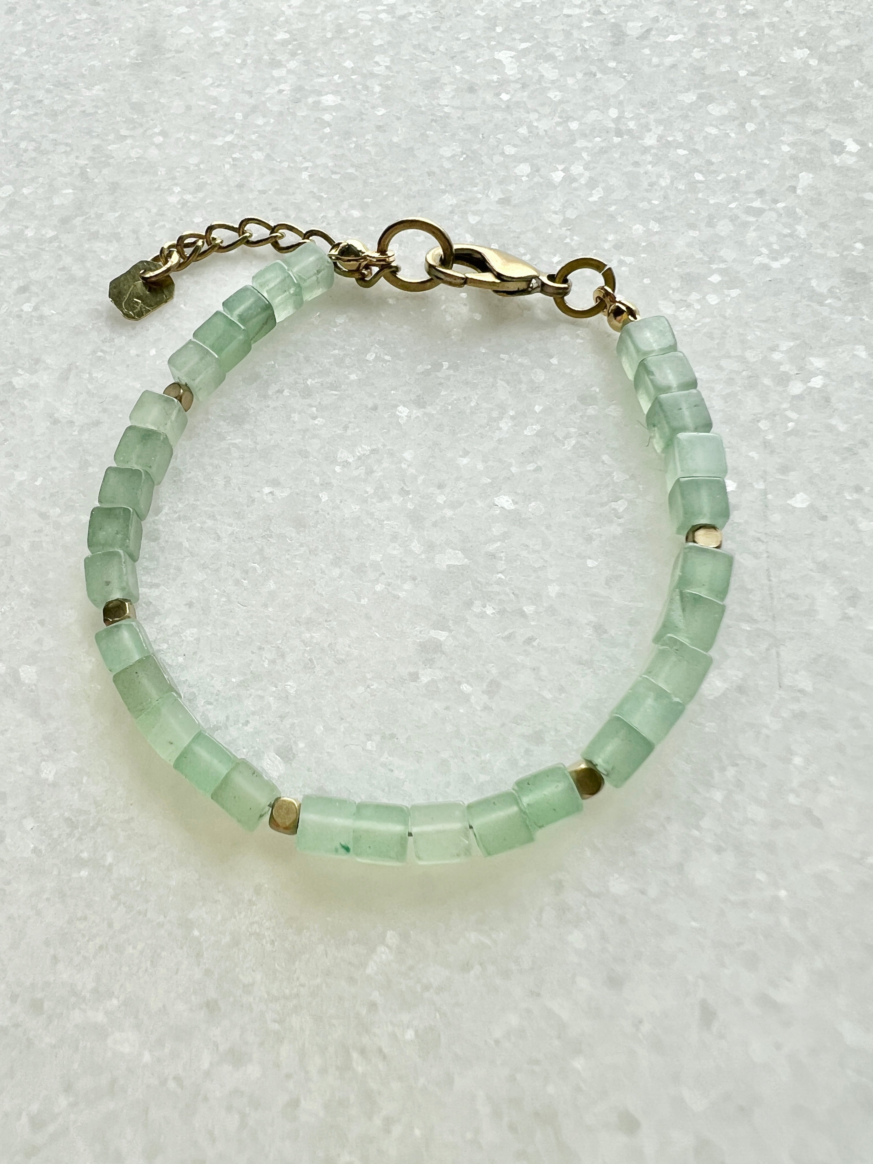 Aventurin Würfel Armband