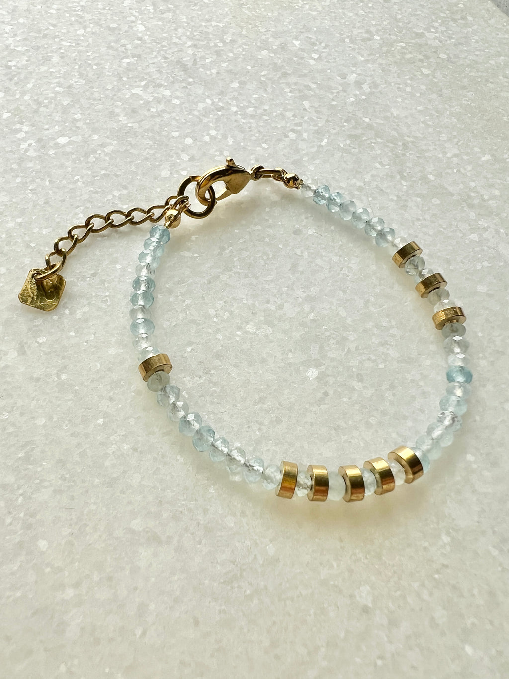 Aquamarin Armband
