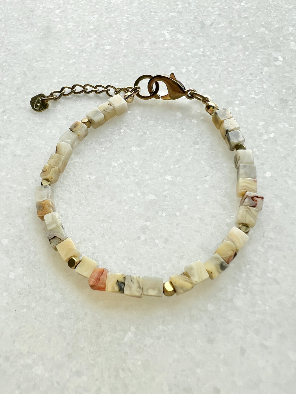 Crazy Achat Würfel Armband