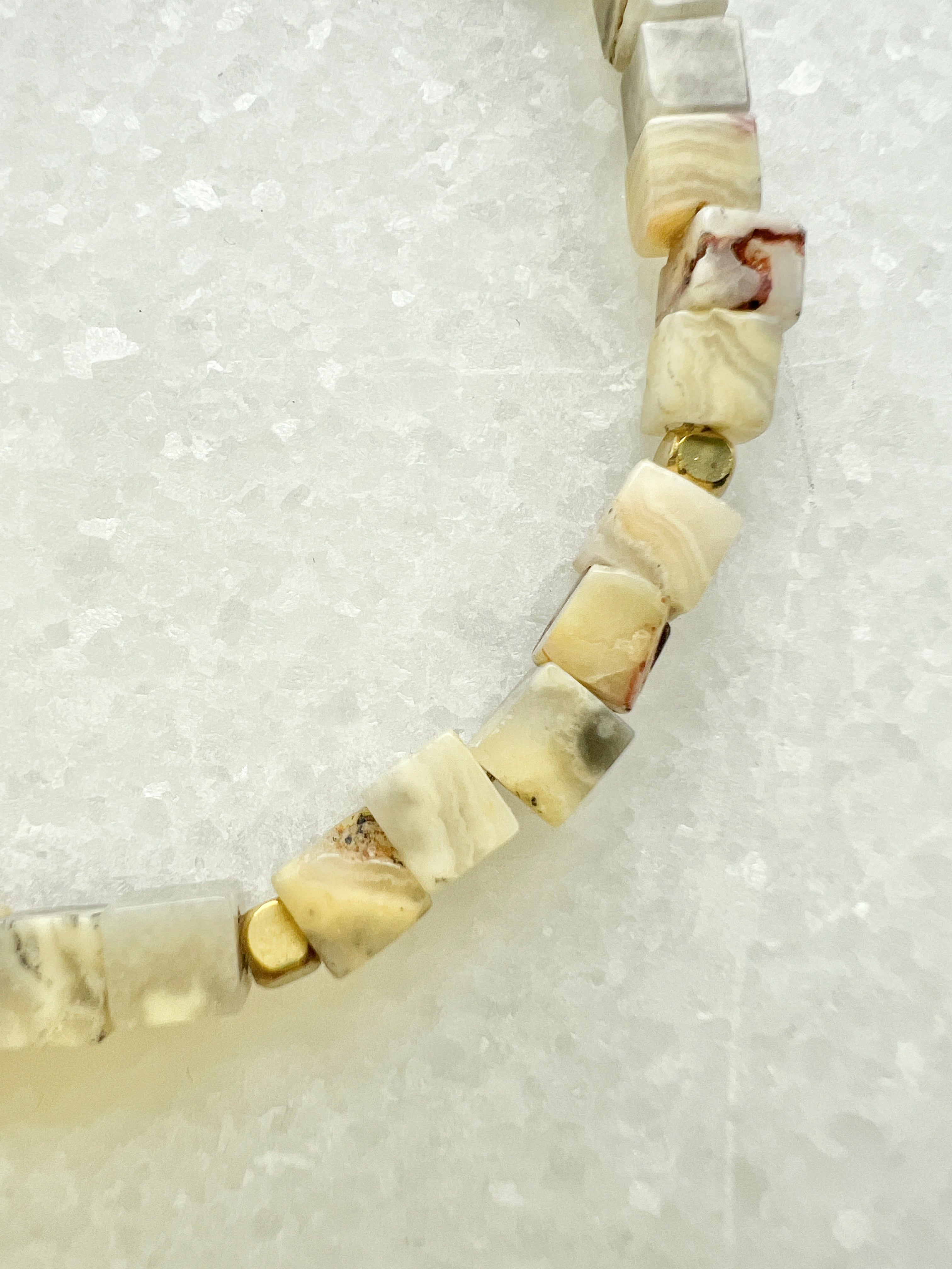 Crazy Achat Würfel Armband