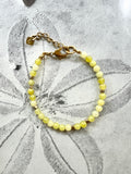 Zitronen Jade Armband
