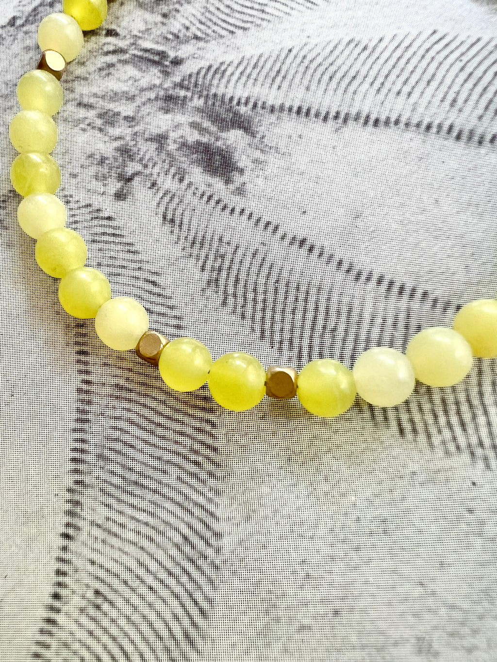 Zitronen Jade Armband