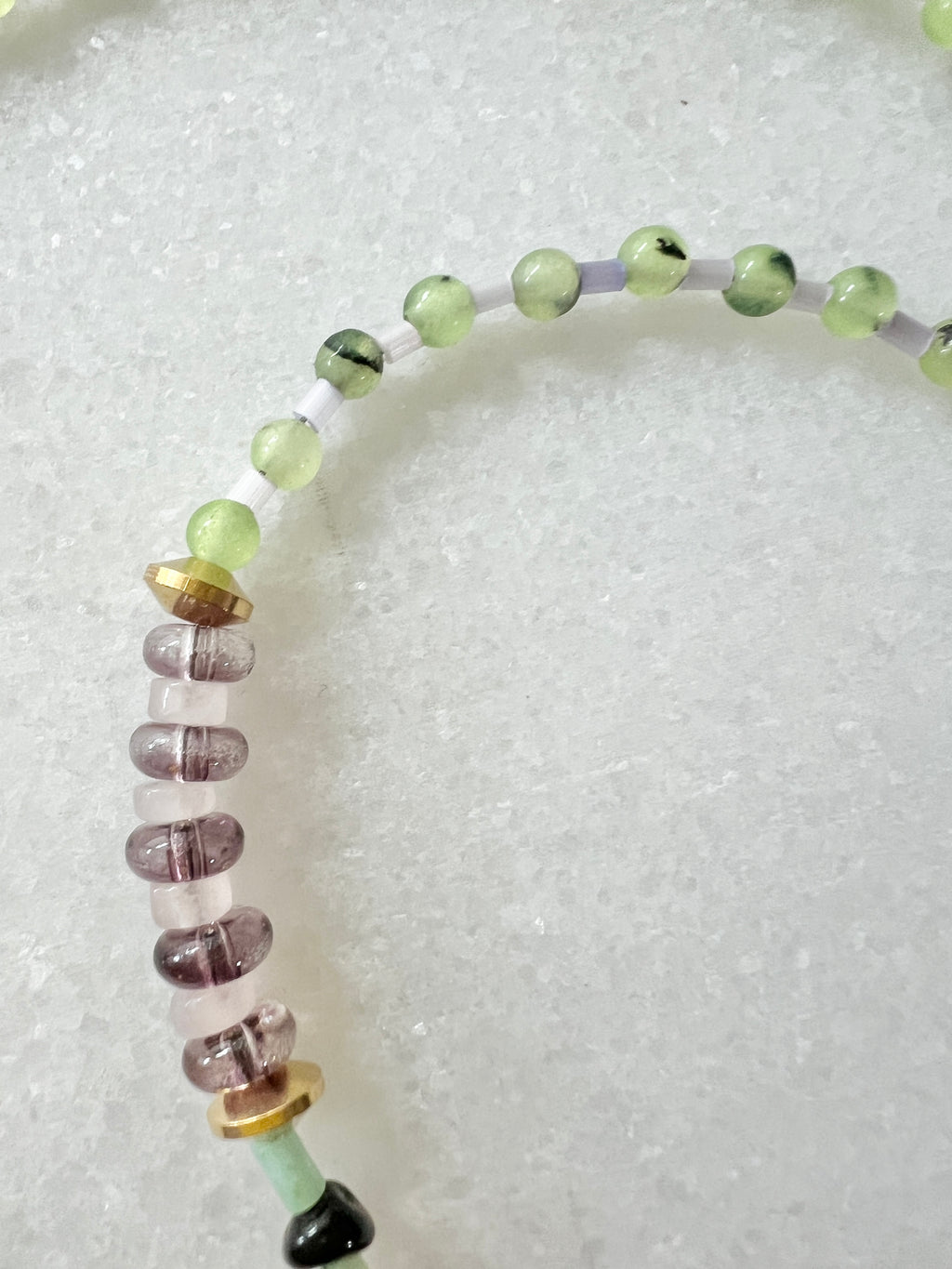 Mixed Gemstone Beaded Boho Necklace