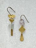 Agate Drop Statement Earrings