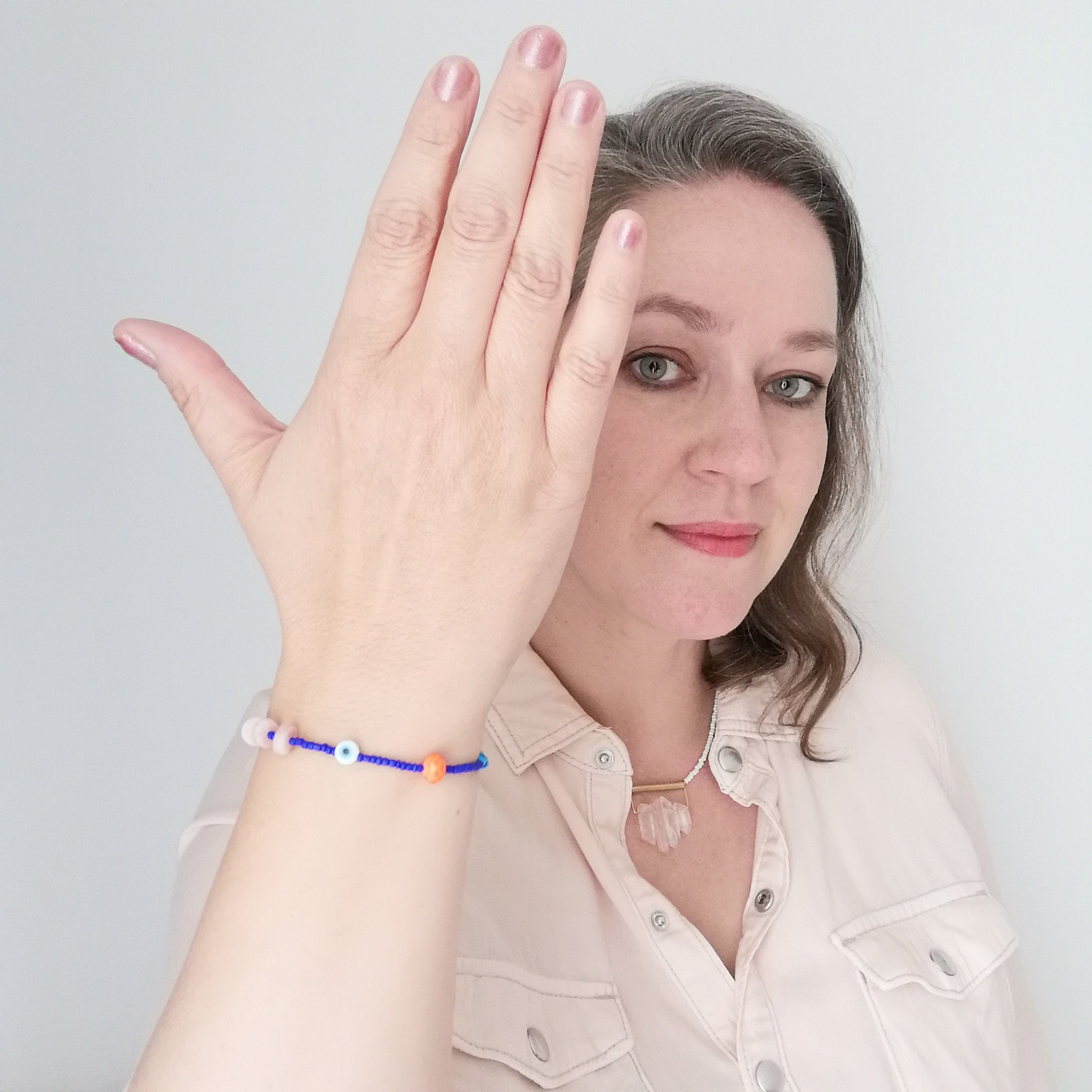 Königsblaues Freundschaftsarmband - Armband - Gudbling