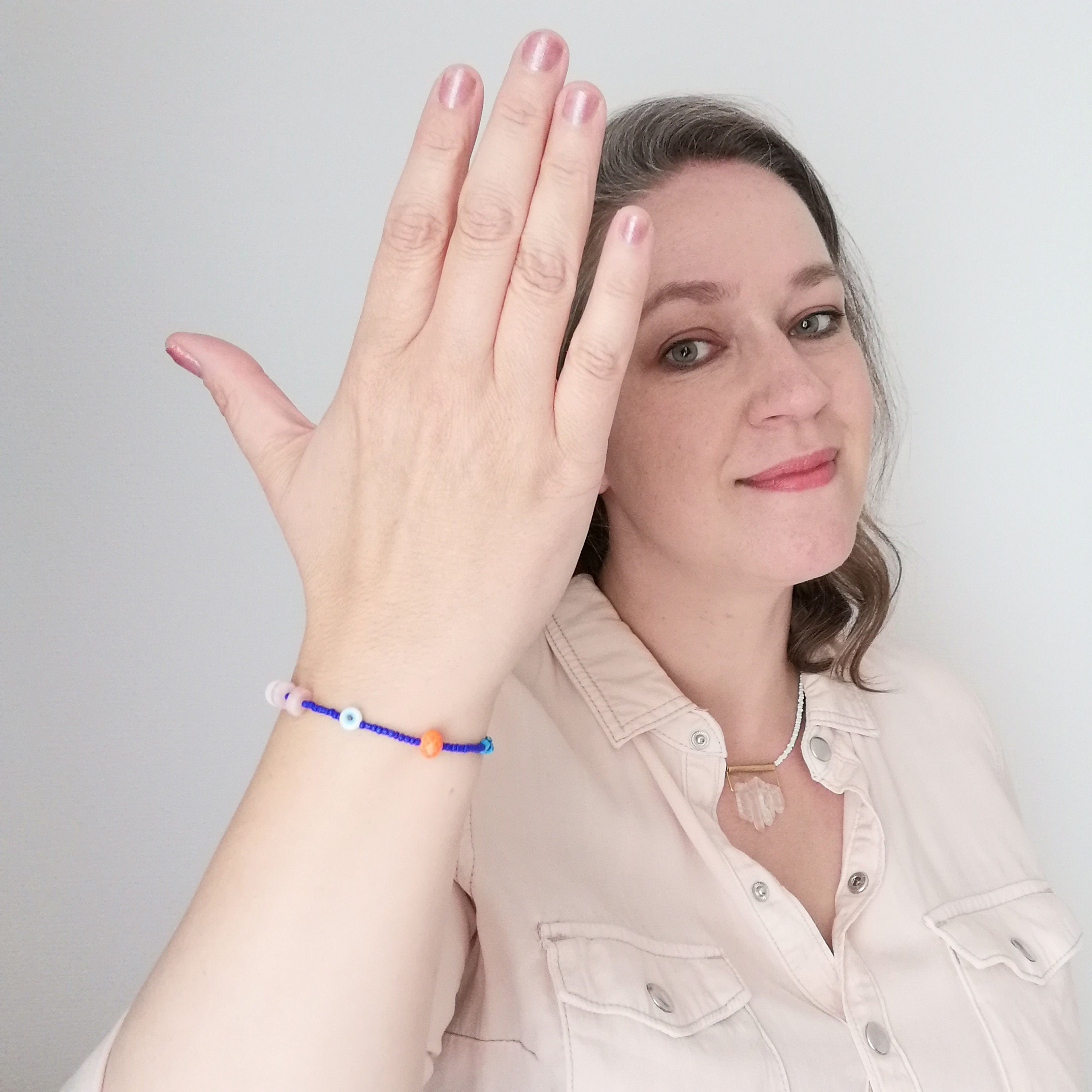 Königsblaues Freundschaftsarmband - Armband - Gudbling