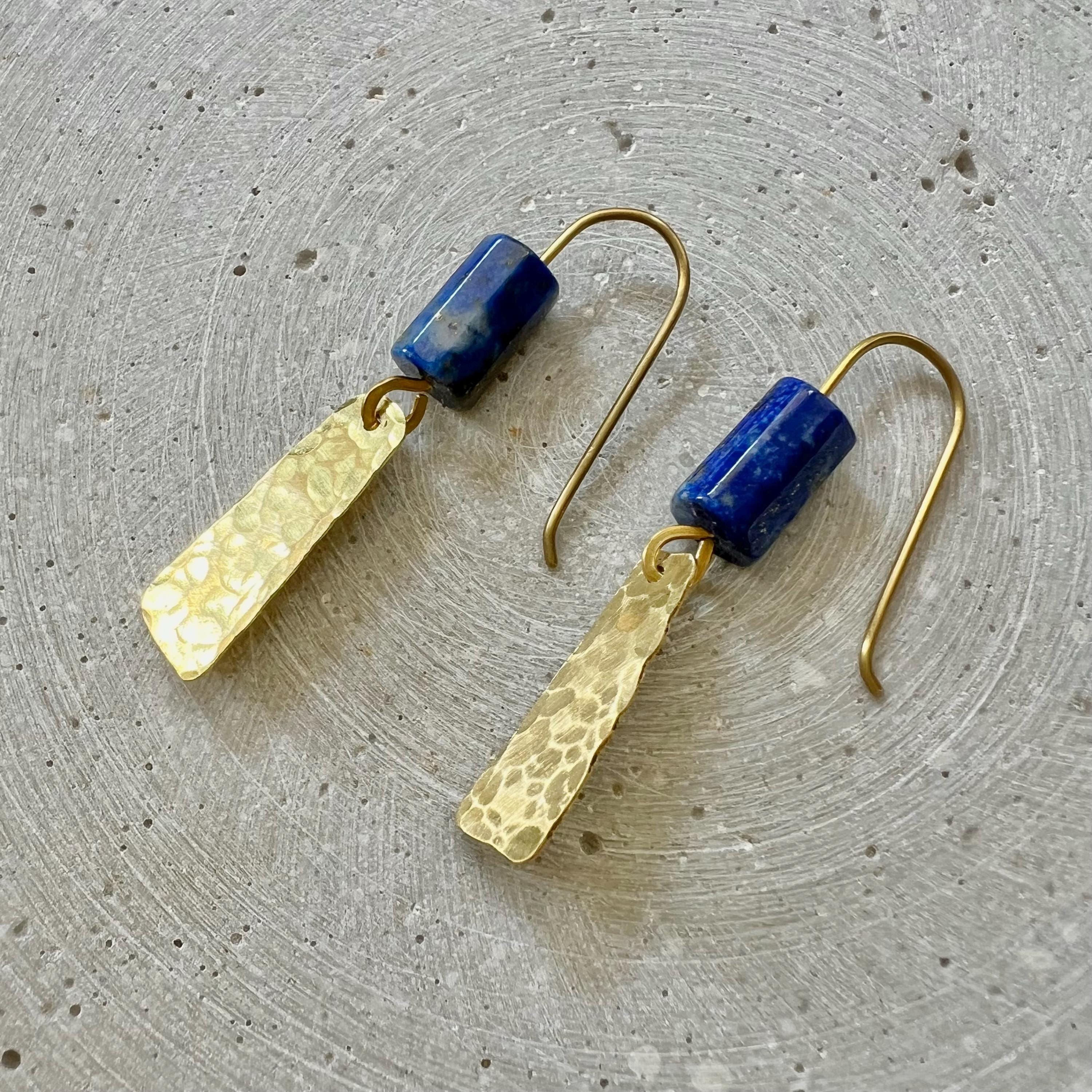 Lapislazuli Ohrhänger - Ohrring - Gudbling