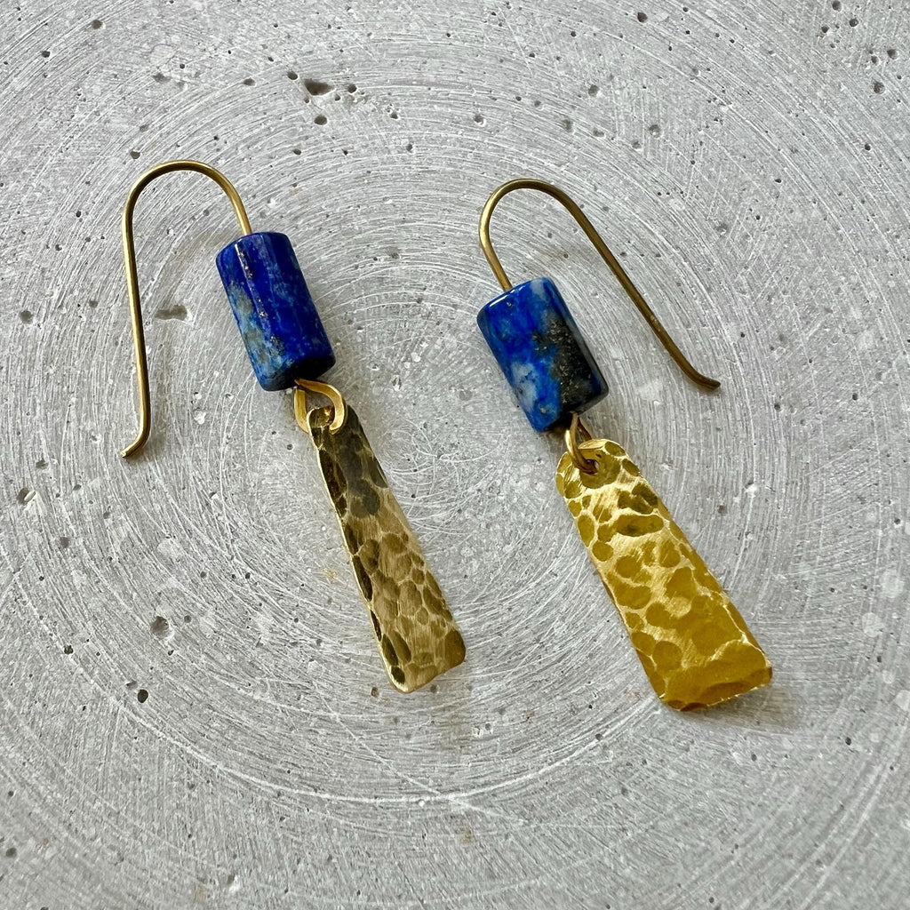 Lapislazuli Ohrhänger - Ohrring - Gudbling