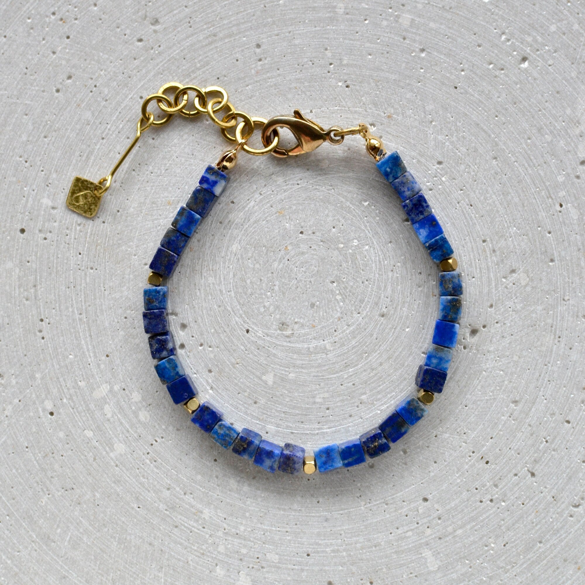 Lapislazuli Würfel Armband - Armband - Gudbling