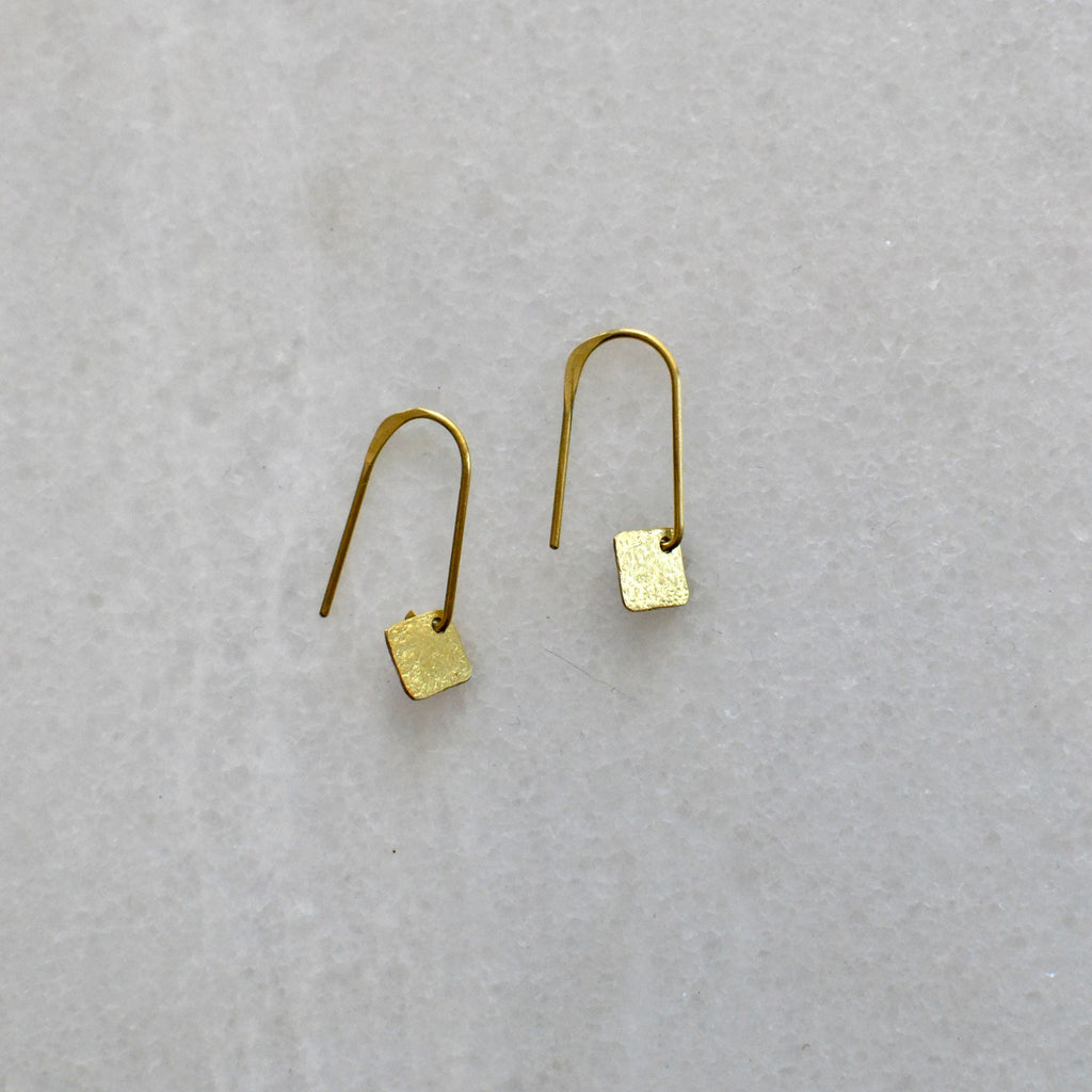Mini Quadrat Ohrhänger - Schmuck - Gudbling
