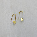Mini Square Drop Earrings