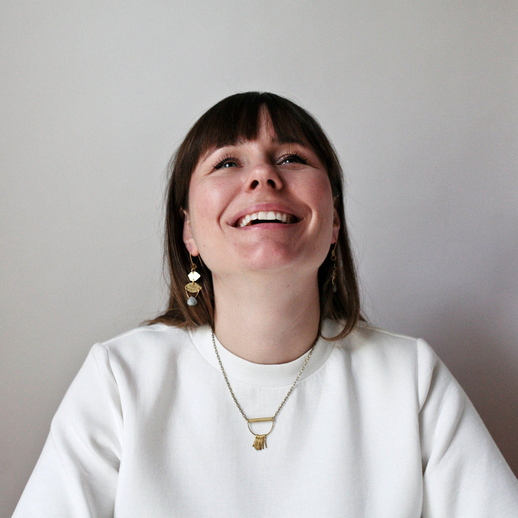 Minimalistische Messing Fransen Halskette - Halskette - Gudbling
