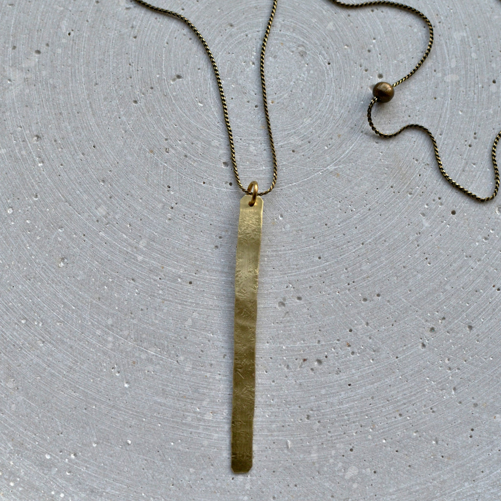 Minimalistische Stab Halskette - Schmuck - Gudbling