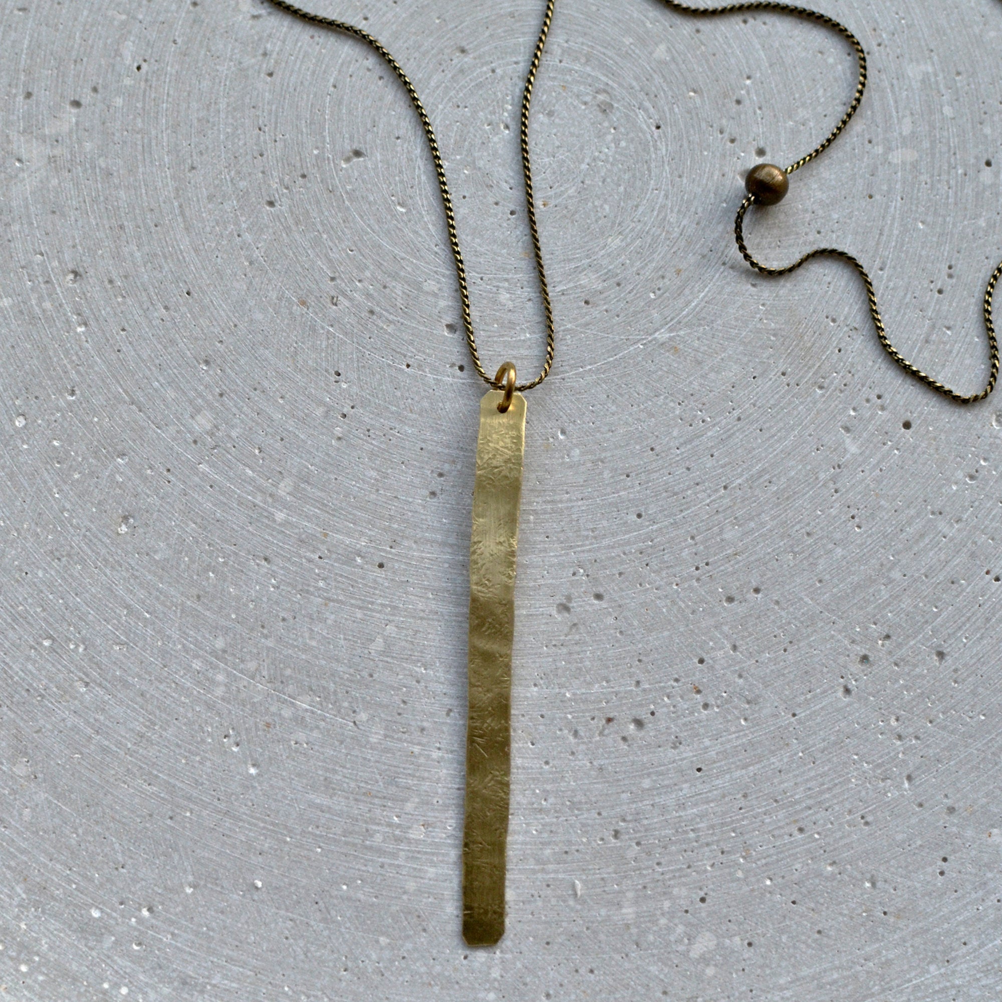 Minimalistische Stab Halskette - Schmuck - Gudbling
